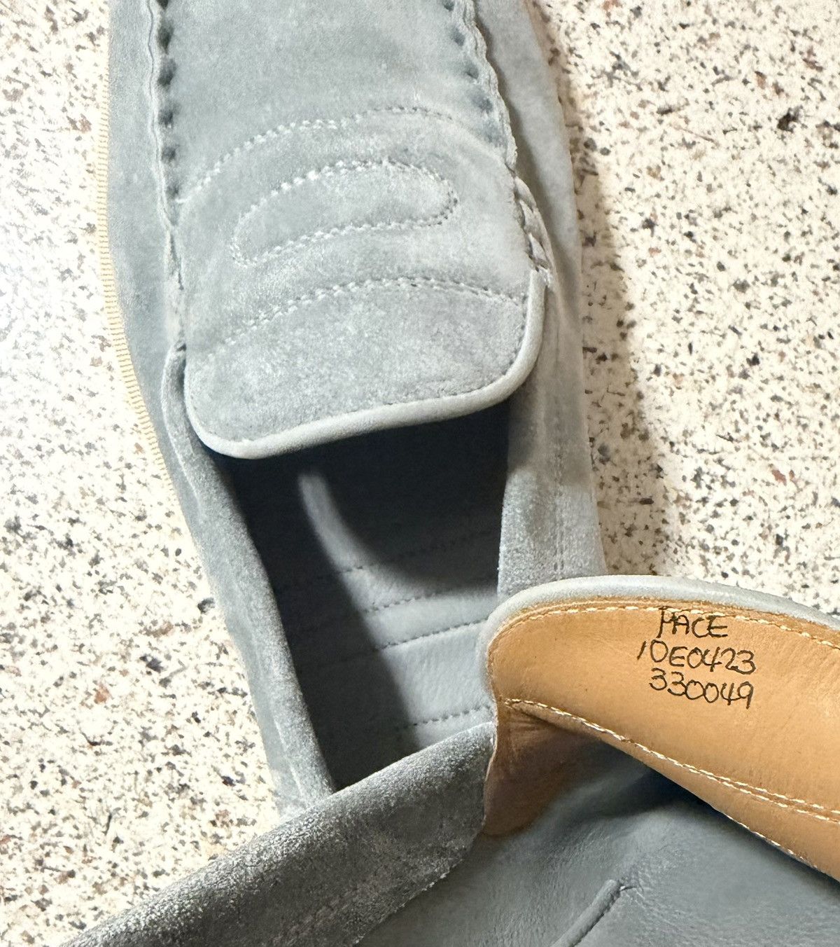 John Lobb Ice Blue Pace Suede Loafer Size US 11 / EU 44 - 6 Thumbnail