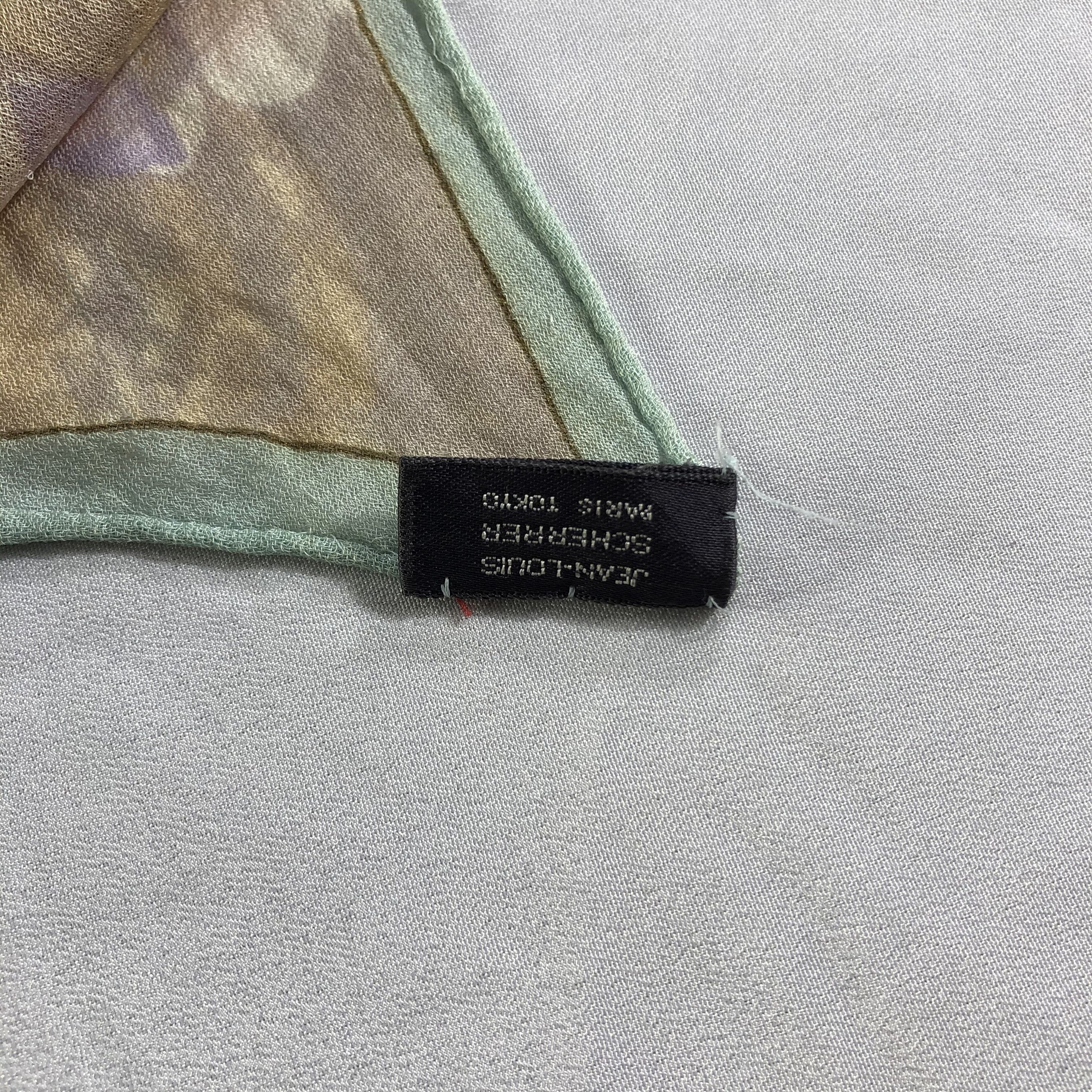 Jean-Louis Scherrer × Vintage Vintage Jean Louis Scherrer Silk Scarf Size ONE SIZE - 5 Thumbnail