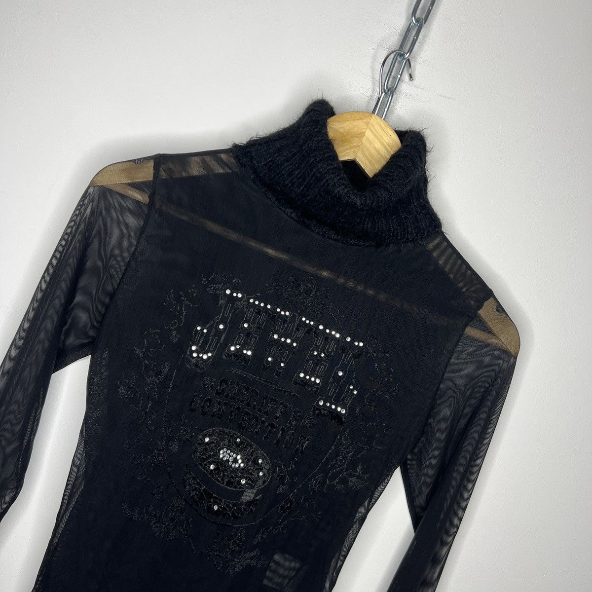 Japanese Brand Vintage Mesh Top Miss Sixty JPG If Six Was Nine LGB Style Size S / US 4 / IT 40 - 4 Thumbnail