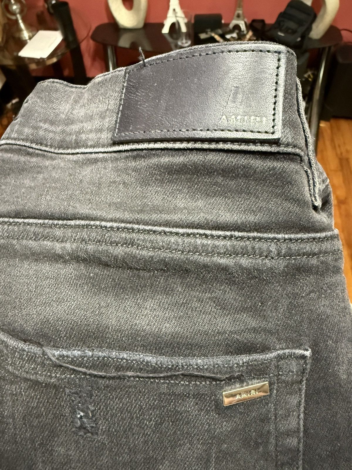 Amiri Amiri Mx1 Japanese Denim Black Size 33 Size US 33 - 7 Thumbnail