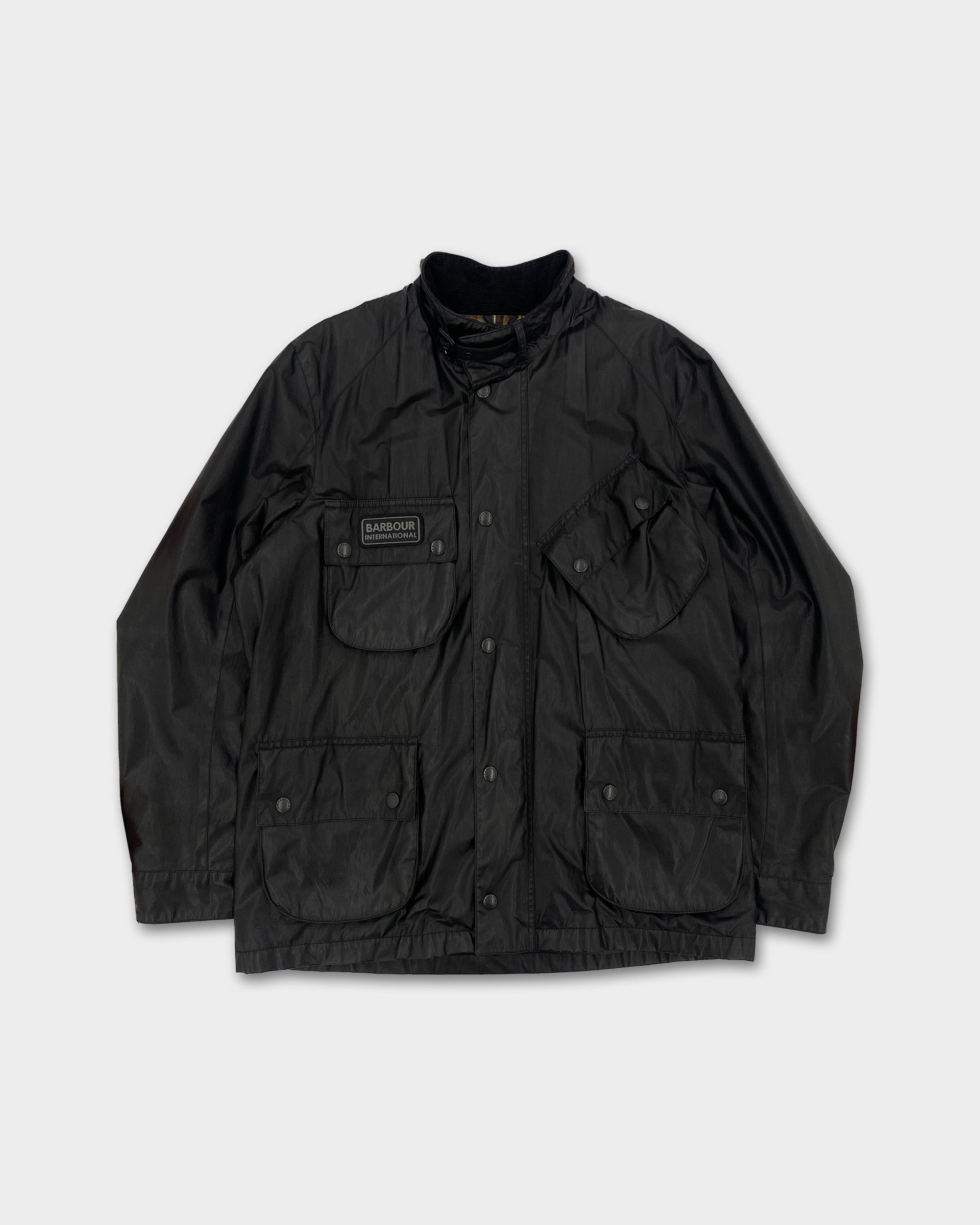 Barbour International 2000s Biker Blouson Jacket Size US XL / EU 56 / 4 - 1 Thumbnail