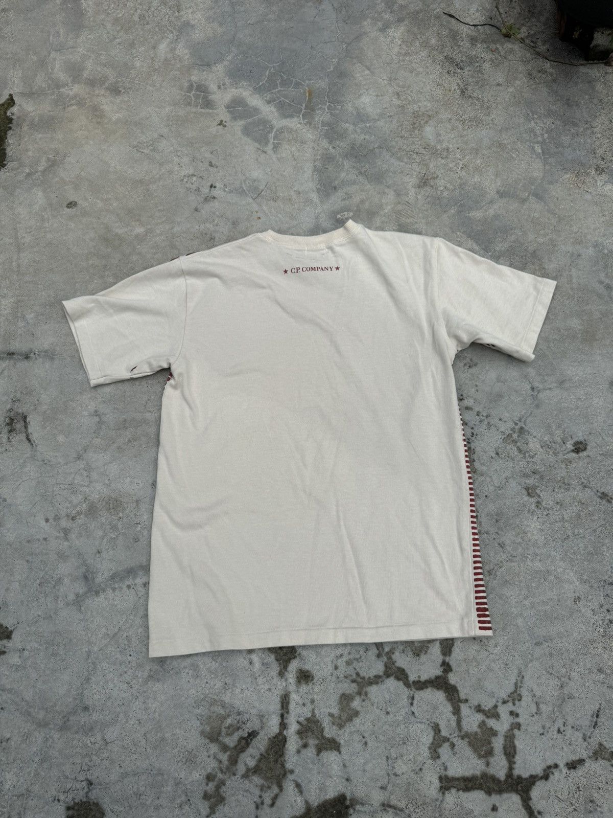 Boneville × C.P. Company × Stone Island Cp Company Mako Jersey Garment Dyed Stripe Size US M / EU 48-50 / 2 - 4 Thumbnail