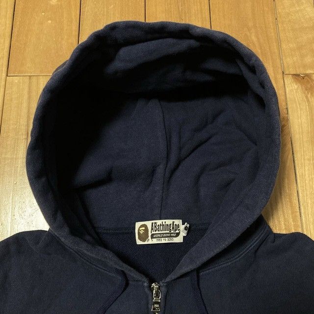 Bape BAPE College logo zip hoodie Navy a bathing ape NIGO Size US M / EU 48-50 / 2 - 6 Thumbnail