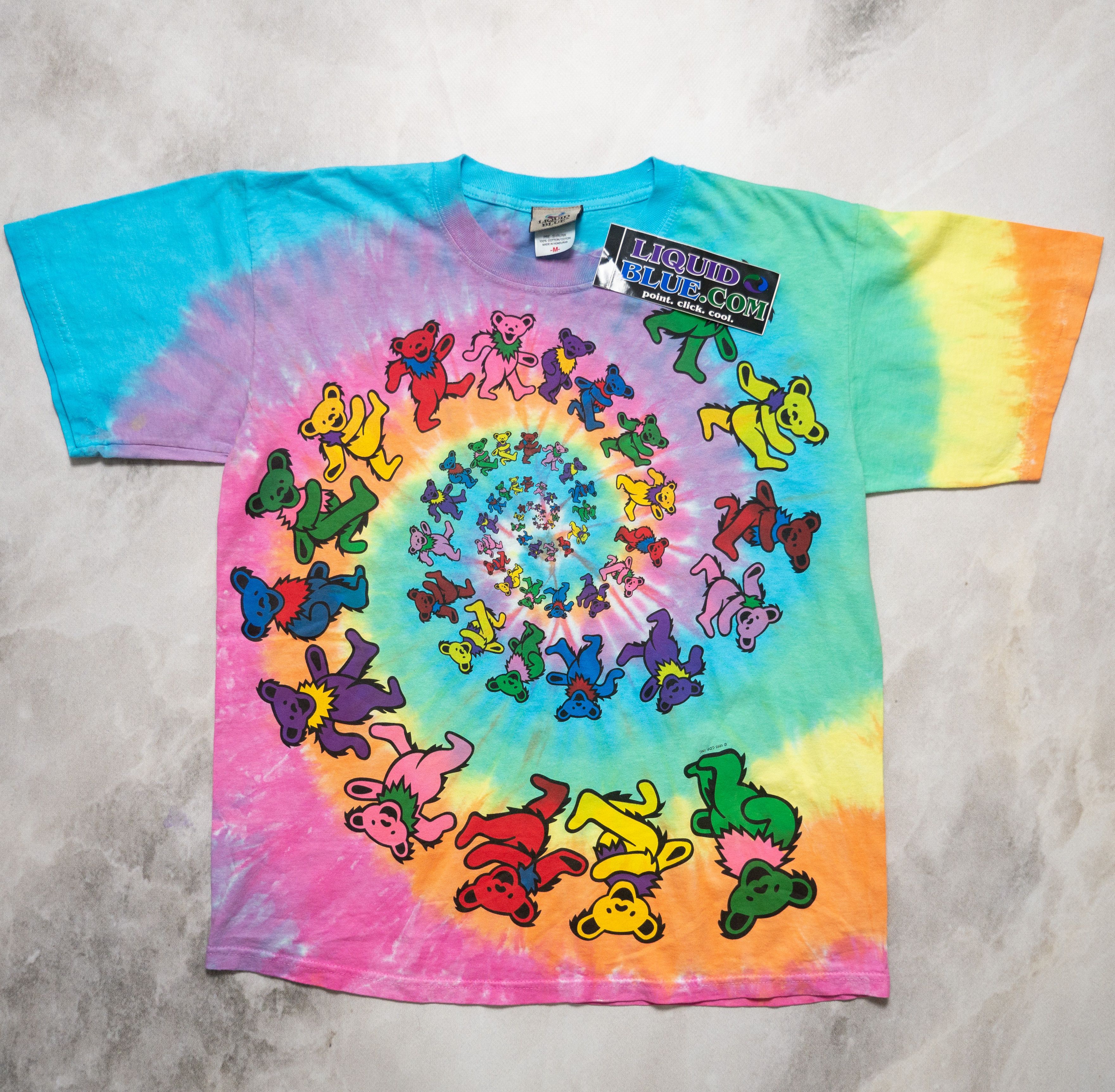 Band Tees × Liquid Blue × Vintage Vintage Liquid Blue Grateful Dead Bears T-Shirt New M Size US M / EU 48-50 / 2 - 1 Thumbnail
