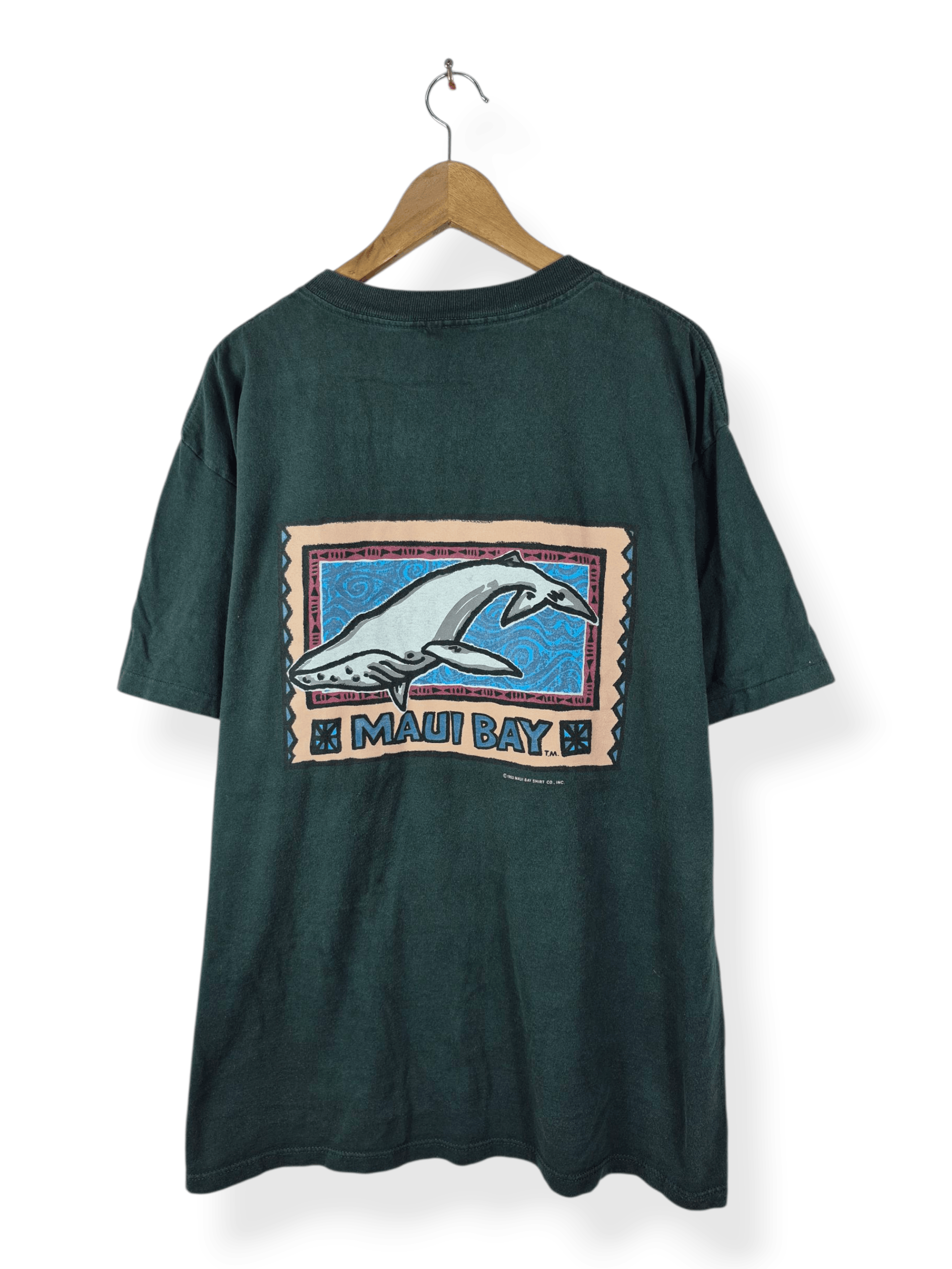 Vintage 🔥 Vintage Maui Bay Surf Hawaii Tees Size US XL / EU 56 / 4 - 1 Thumbnail