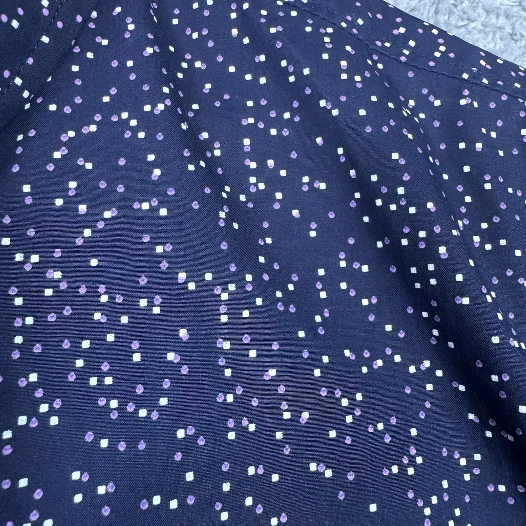 Vintage 7 Diamonds 4-Way Stretch Shirt Mens XL Premium California Stars Geometric Shirt Mens XL Geometric Stars Front Button-Up Shirt - 7 Diamonds Size US XL / EU 56 / 4 - 4 Thumbnail