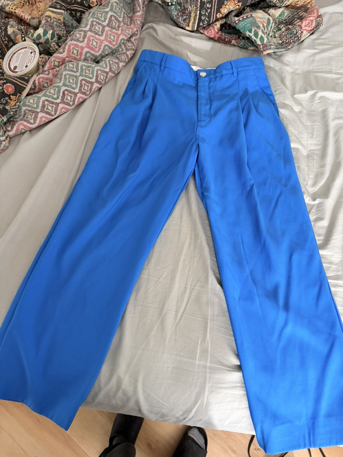 Burberry Burberry Pleated Trouser- IT48 Size US 33 - 2 Thumbnail