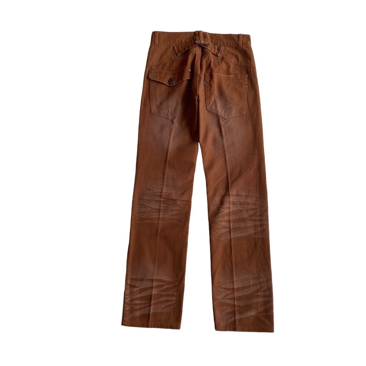 LOWBOX Lowbox Chainsback Stone Washed Denim Pants Size US 30 / EU 46 - 2 Thumbnail