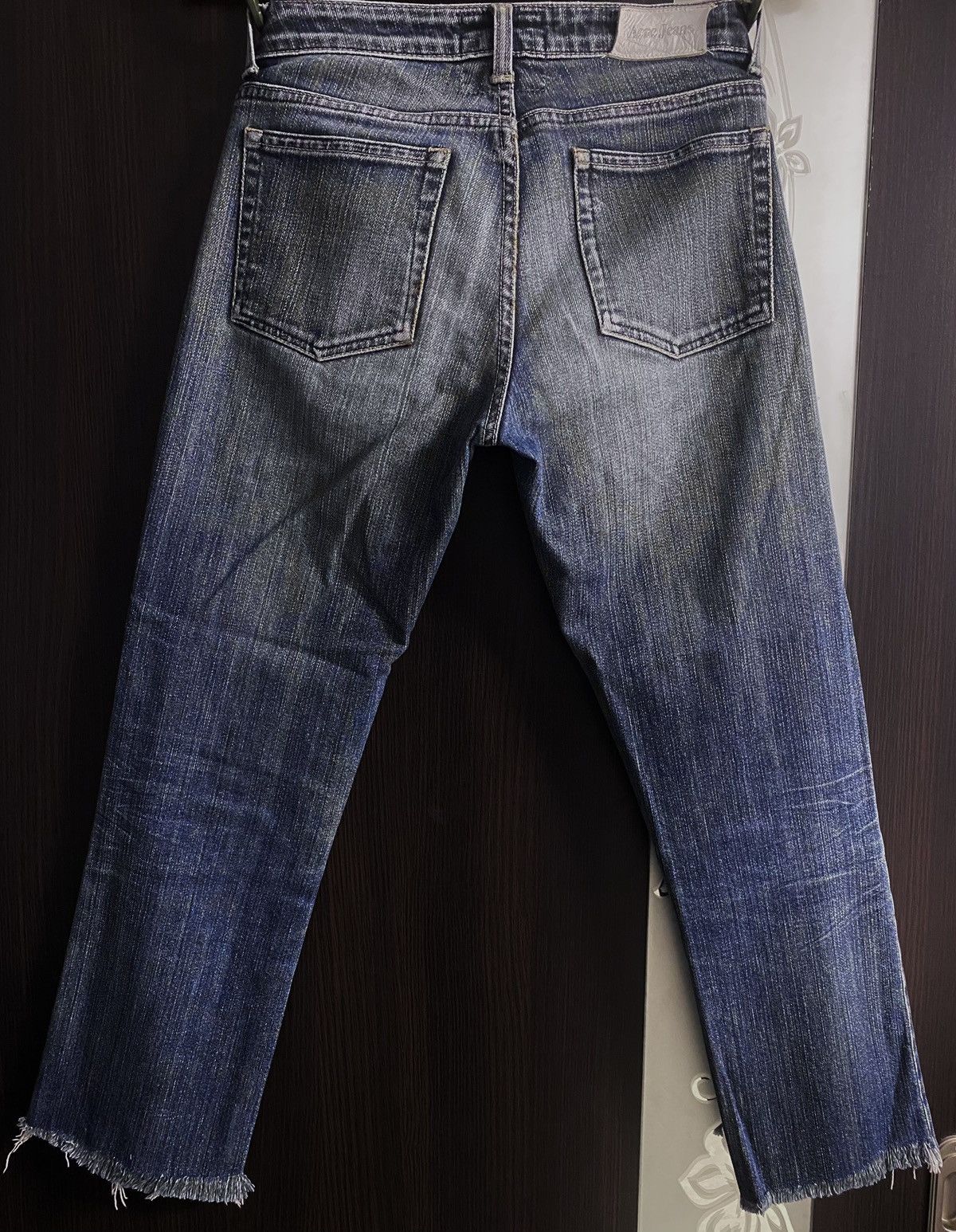 Acne Studios Vtg Acne Action Jeans Hep Pure Stonewash Fringed Denim AAJ Size 27" / US 4 / IT 40 - 5 Thumbnail