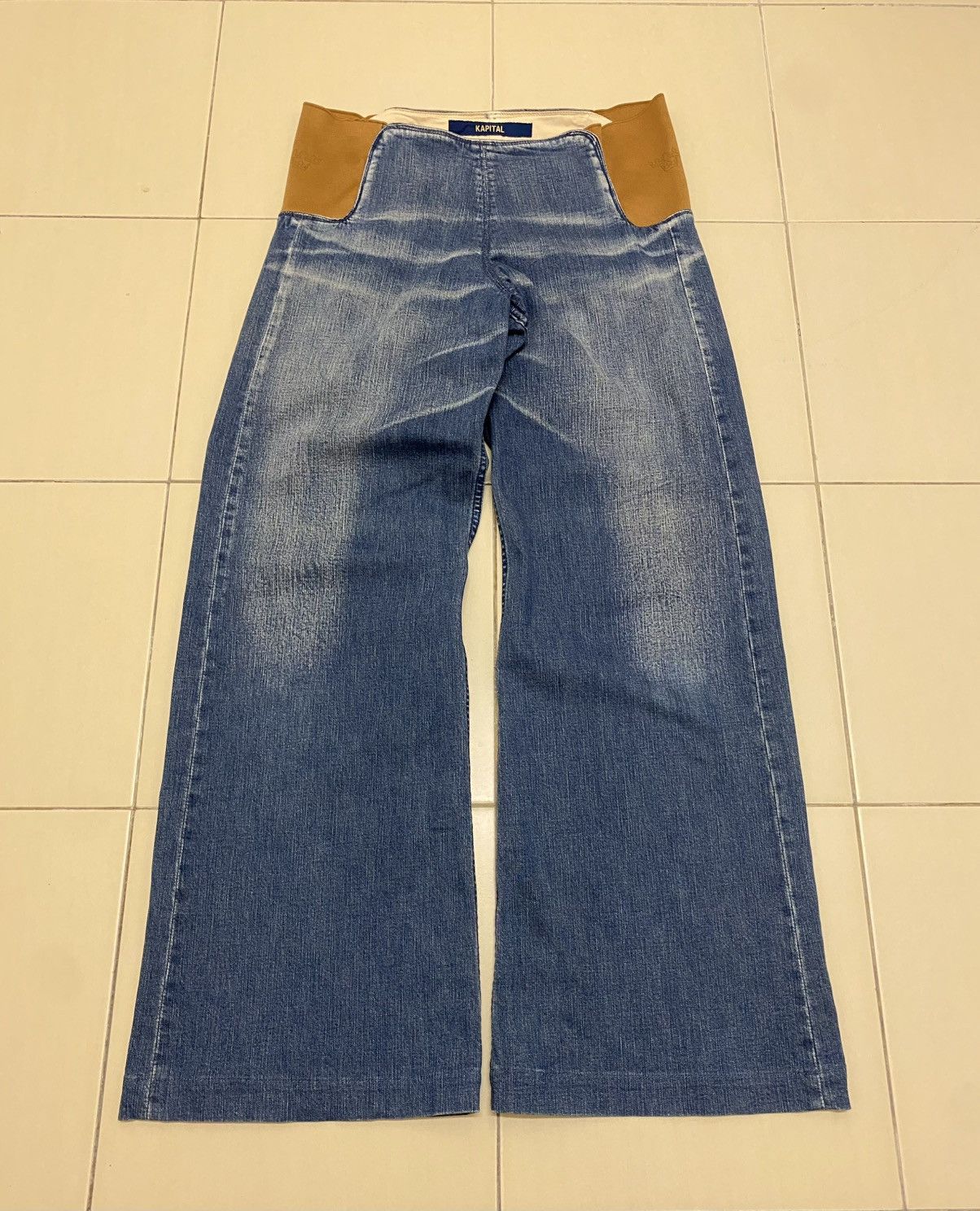 Kapital Kapital Wide Leg Flare Jeans Size 30" / US 8 / IT 44 - 1 Thumbnail