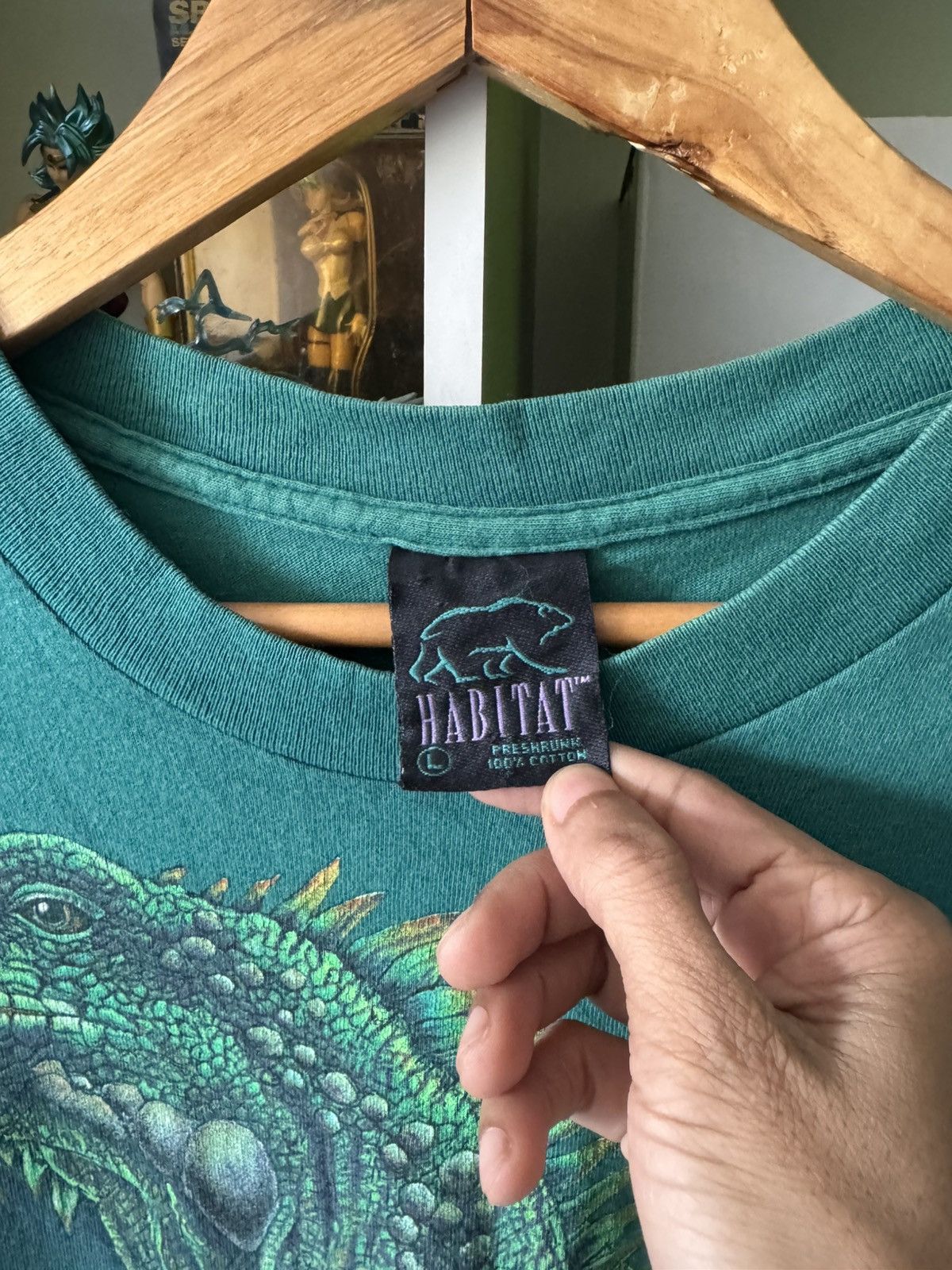 Habitat VINTAGE 90s HABITAT MIRROR IGUANA BIG PRINT Size US XL / EU 56 / 4 - 3 Thumbnail