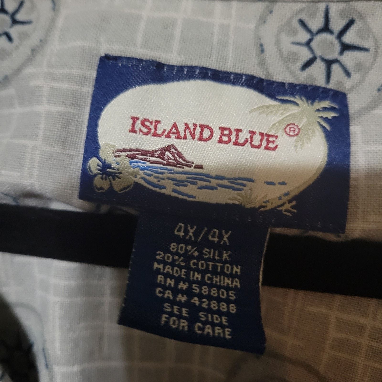 & Other Stories Island Shares Shirt Mens 4x Gray Pattern Button Up 100% Silk Size US XXL / EU 58 / 5 - 3 Thumbnail