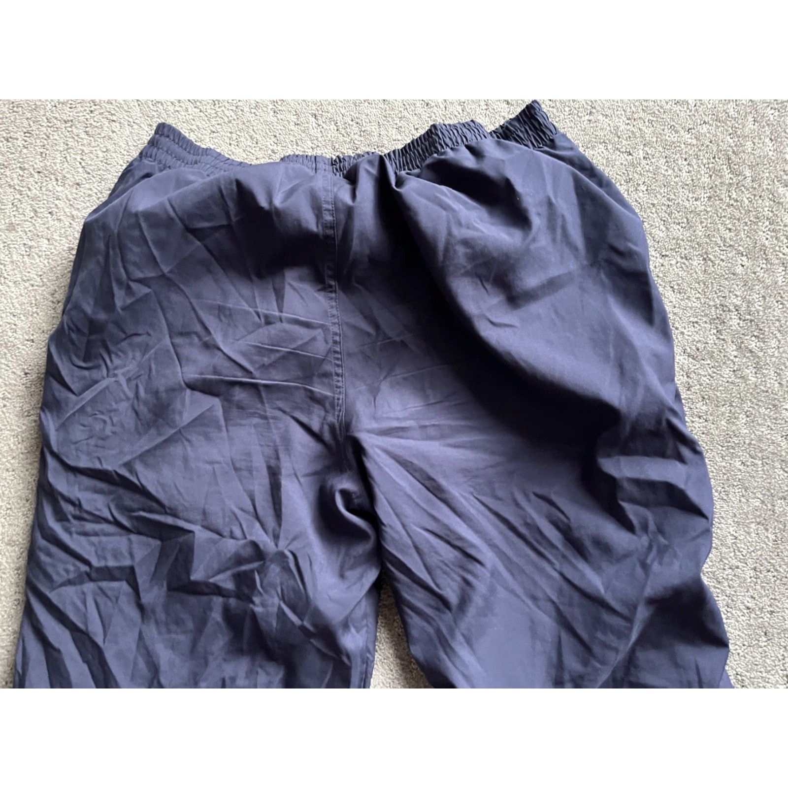 Reebok VINTAGE Reebok Pants Regular Navy Blue Lightweight Breathable Tapered 32 Inseam Men/L Size US 33 - 4 Thumbnail