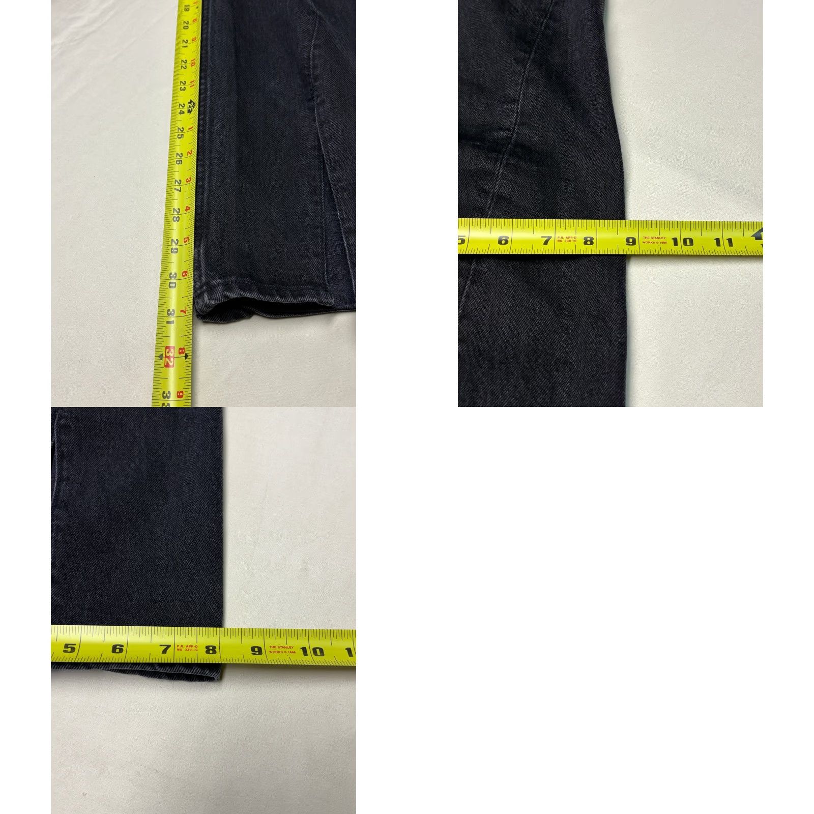 Abercrombie & Fitch Abercrombie & Fitch Jeans 90s Relaxed High Rise Split Hem Black 26X31 Womens Size 26" / US 2 / IT 38 - 9 Thumbnail