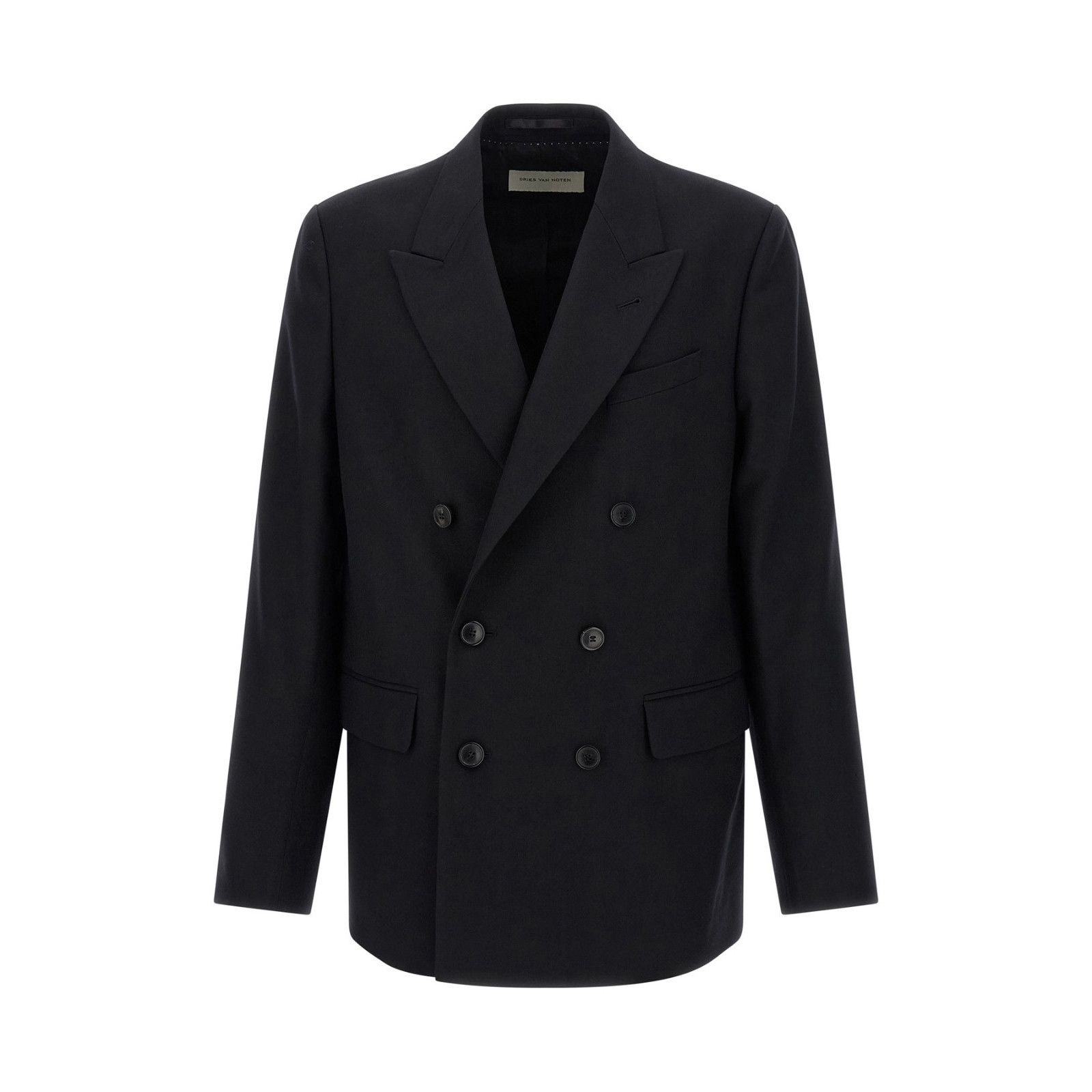 Dries Van Noten DRIES VAN NOTEN Buforden Black Blazer Jacket New & Authentic Size US L / EU 52-54 / 3 - 1 Thumbnail