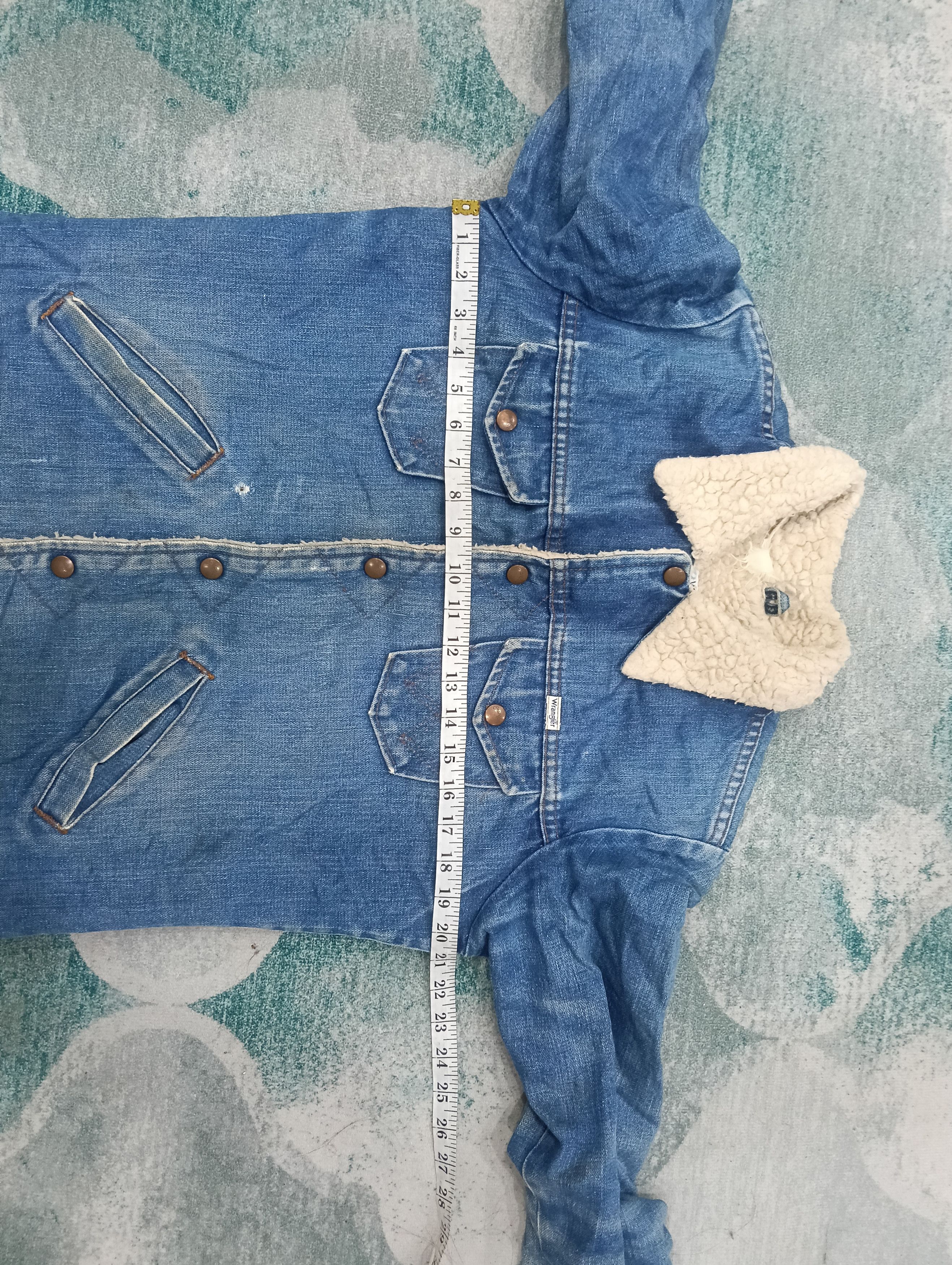 Vintage × Wrangler Vintage Wrangler Sherpa Jacket Size L / US 10 / IT 46 - 15 Thumbnail