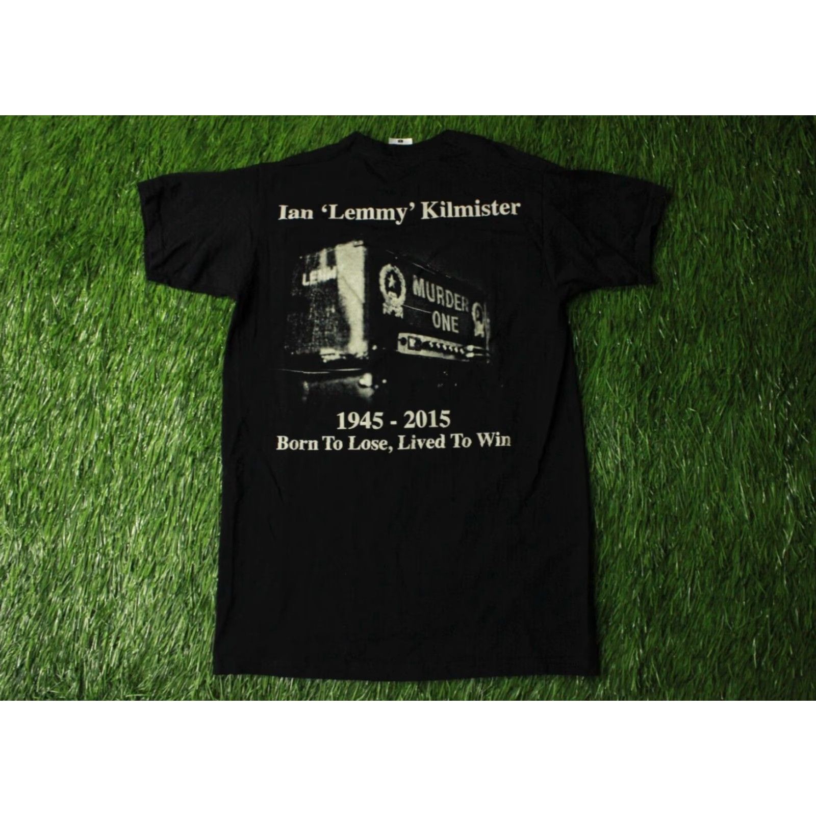 Fruit Of The Loom LEMMy 2016 ROCK SHIRT JERSEY T-SHIRT TEE FRUIT OF THE LOOM ORIGINAL SIZE S SMALL Shirt Men Black Lemmy 1945-2015 Born To Lose, Lived To Win Size US S / EU 44-46 / 1 - 2 Thumbnail