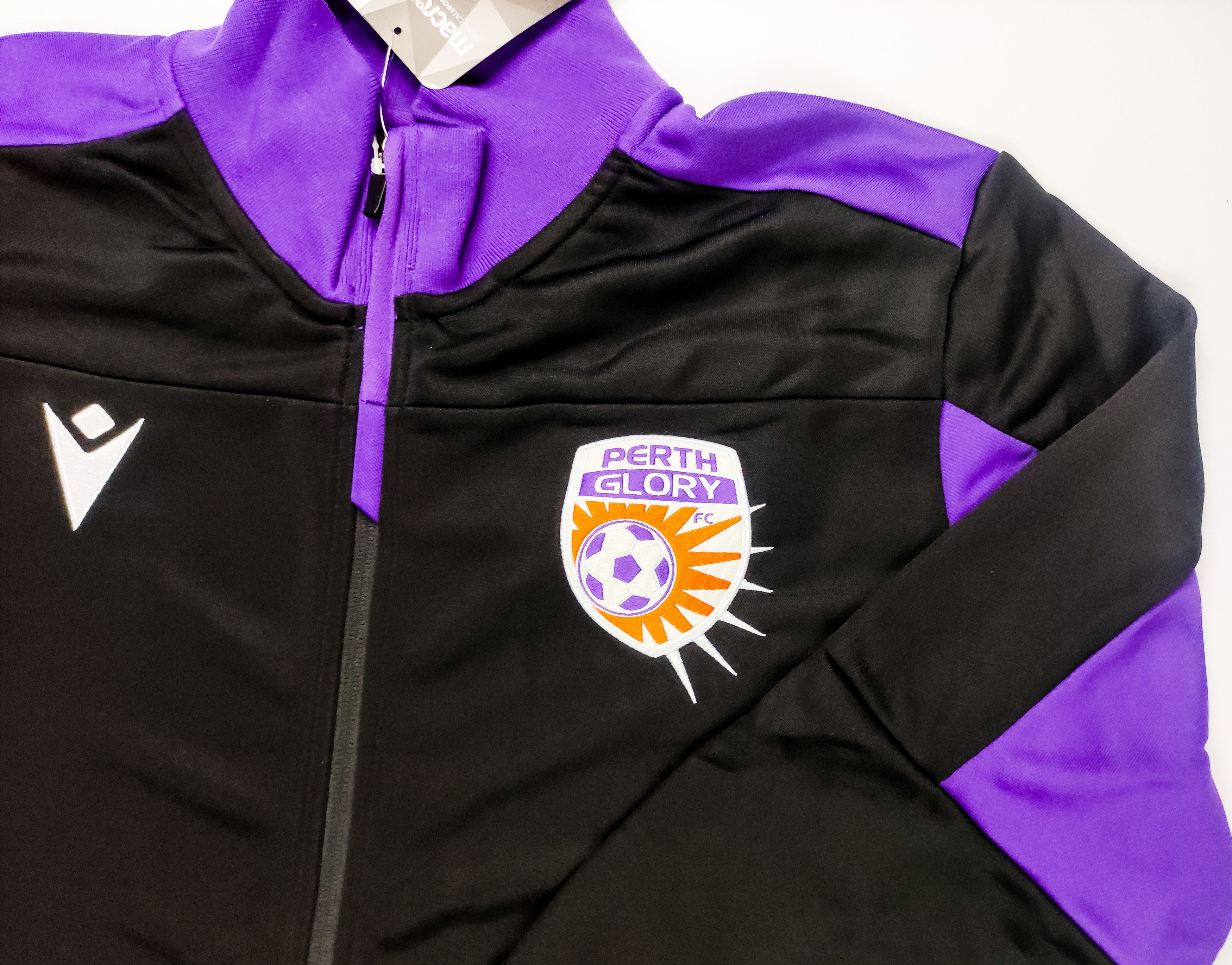 Macron Perth Glory Macron Anthem Travel Jacket Track Tracksuit Size US XL / EU 56 / 4 - 8 Thumbnail