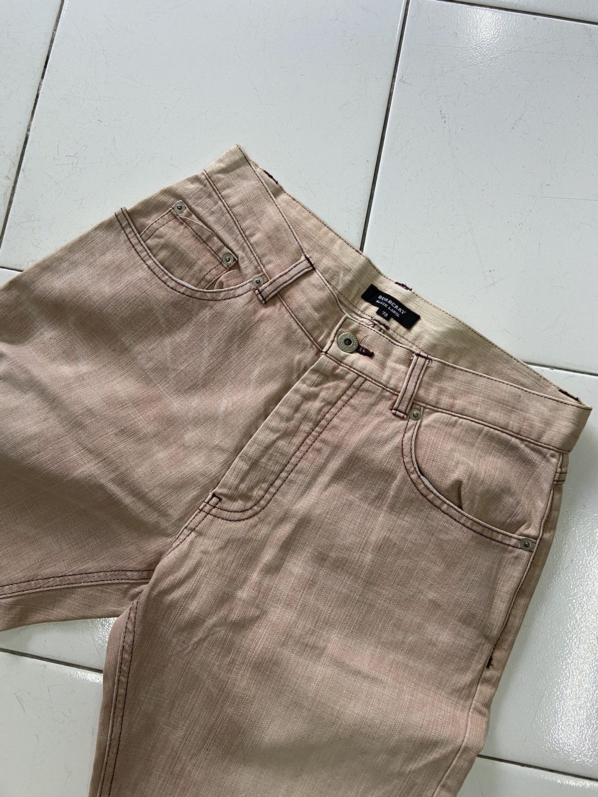 Burberry BURBERRY BLACK LABEL STRAIGHT JEANS Size US 29 - 3 Thumbnail