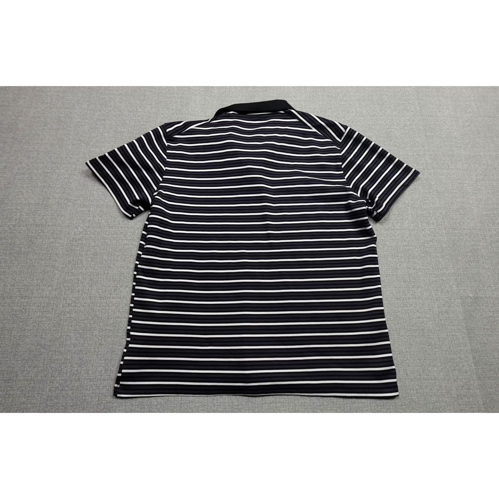 Nike Nike Dri-FIT Polo Mens Large Blue Stripe Golf Whistling Straits Performance Shirt Size US L / EU 52-54 / 3 - 4 Thumbnail