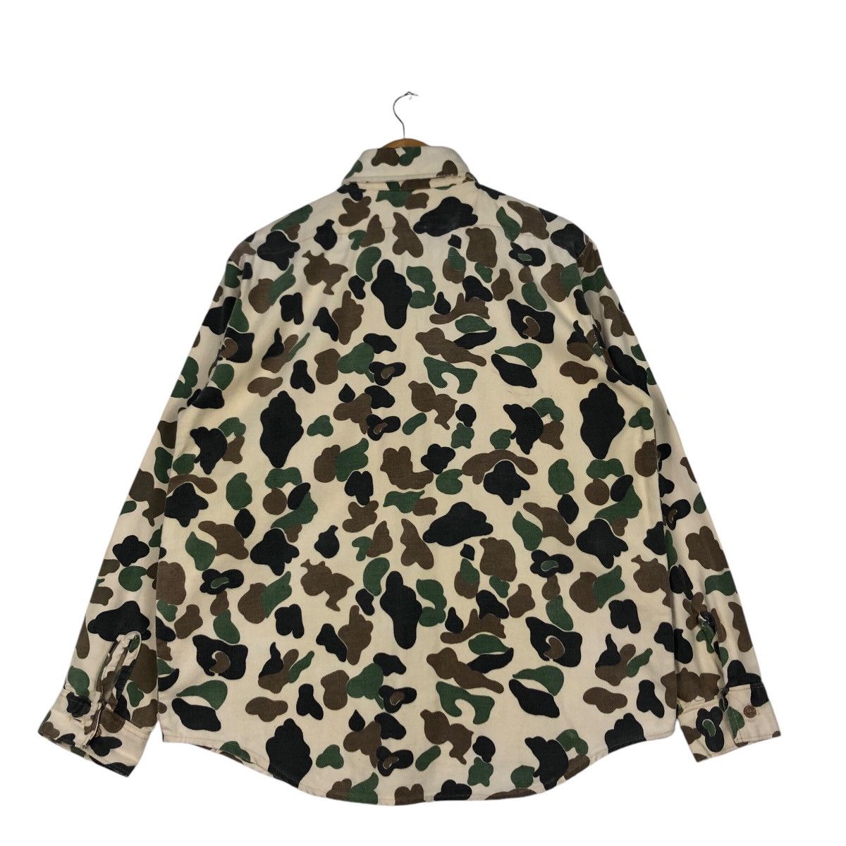 Japanese Brand Bape Style Button Up Oxford Shirt Medium Size US M / EU 48-50 / 2 - 7 Thumbnail