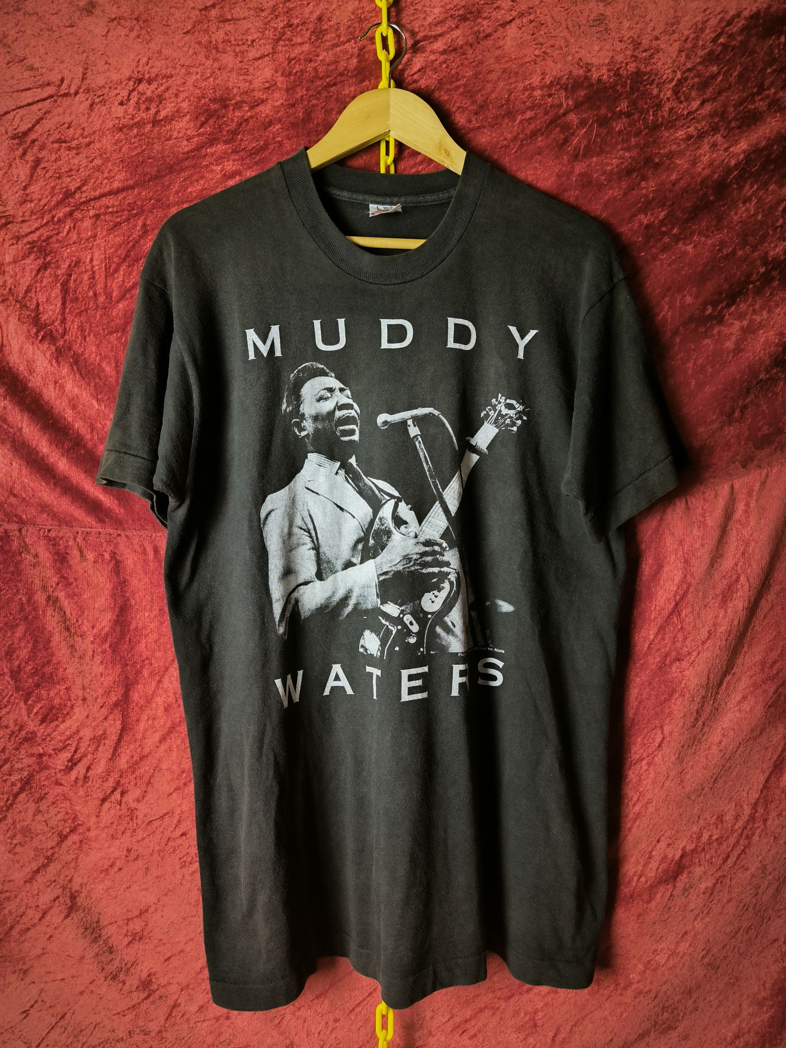 Band Tees American Blues Guitarist Muddy Water Waters Size US L / EU 52-54 / 3 - 3 Thumbnail