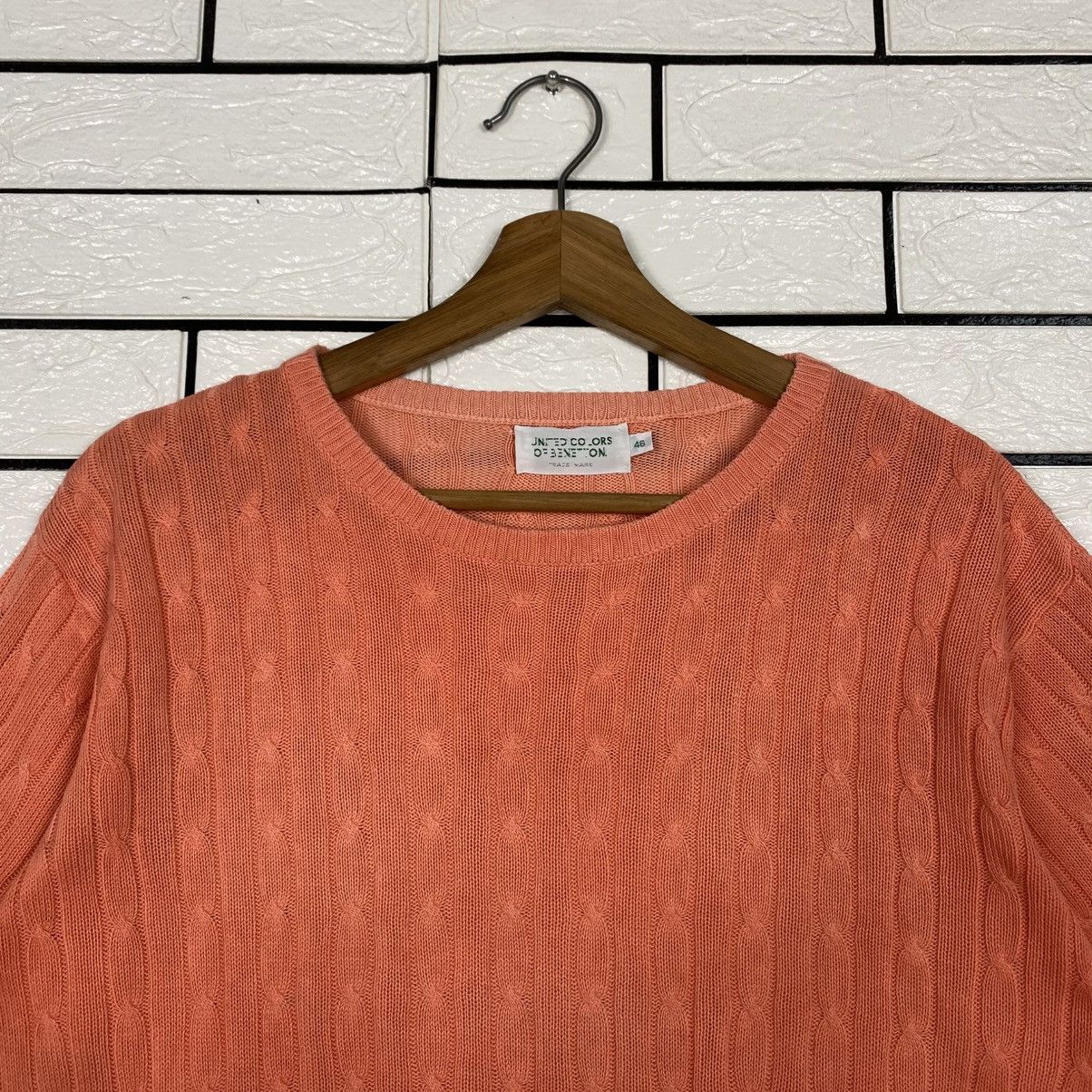 United Colors Of Benetton 📌United Colors of Benetton Knit Sweatshirt Cropped Size US S / EU 44-46 / 1 - 4 Thumbnail