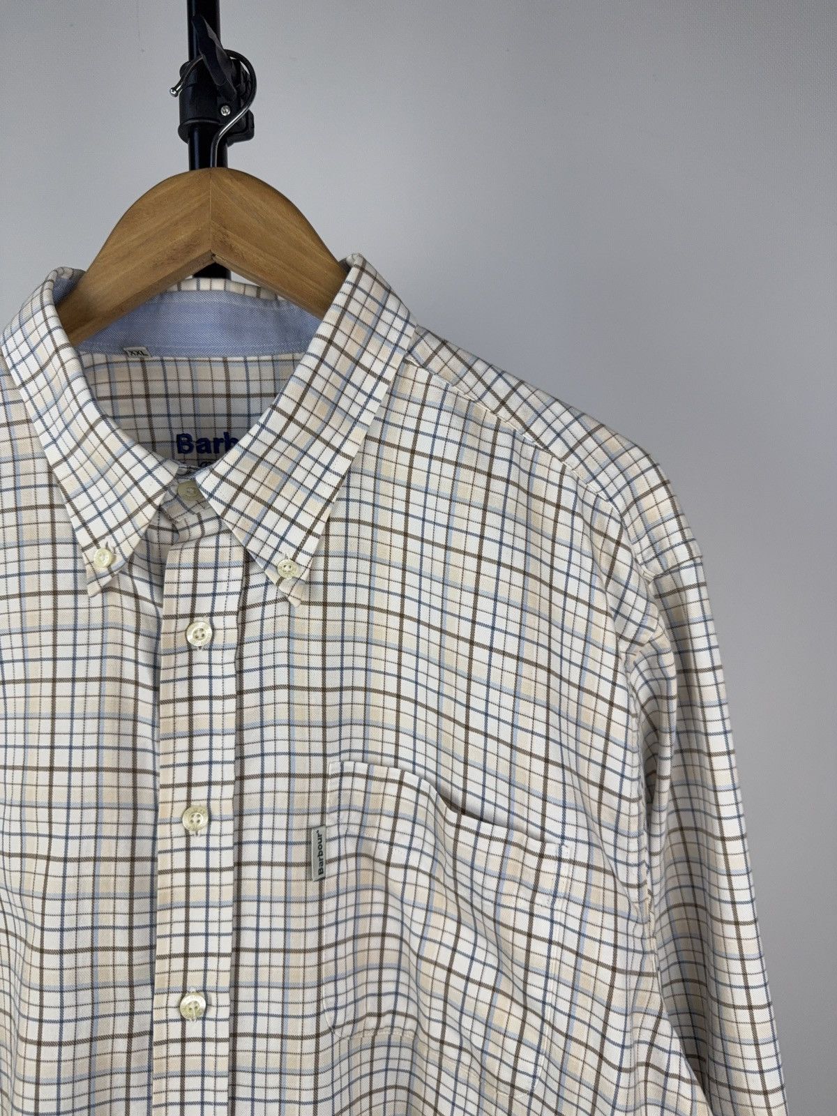 Barbour Luxury 00s Barbour Vintage Check Shirt The Sporting Shirt Size US XXL / EU 58 / 5 - 3 Thumbnail