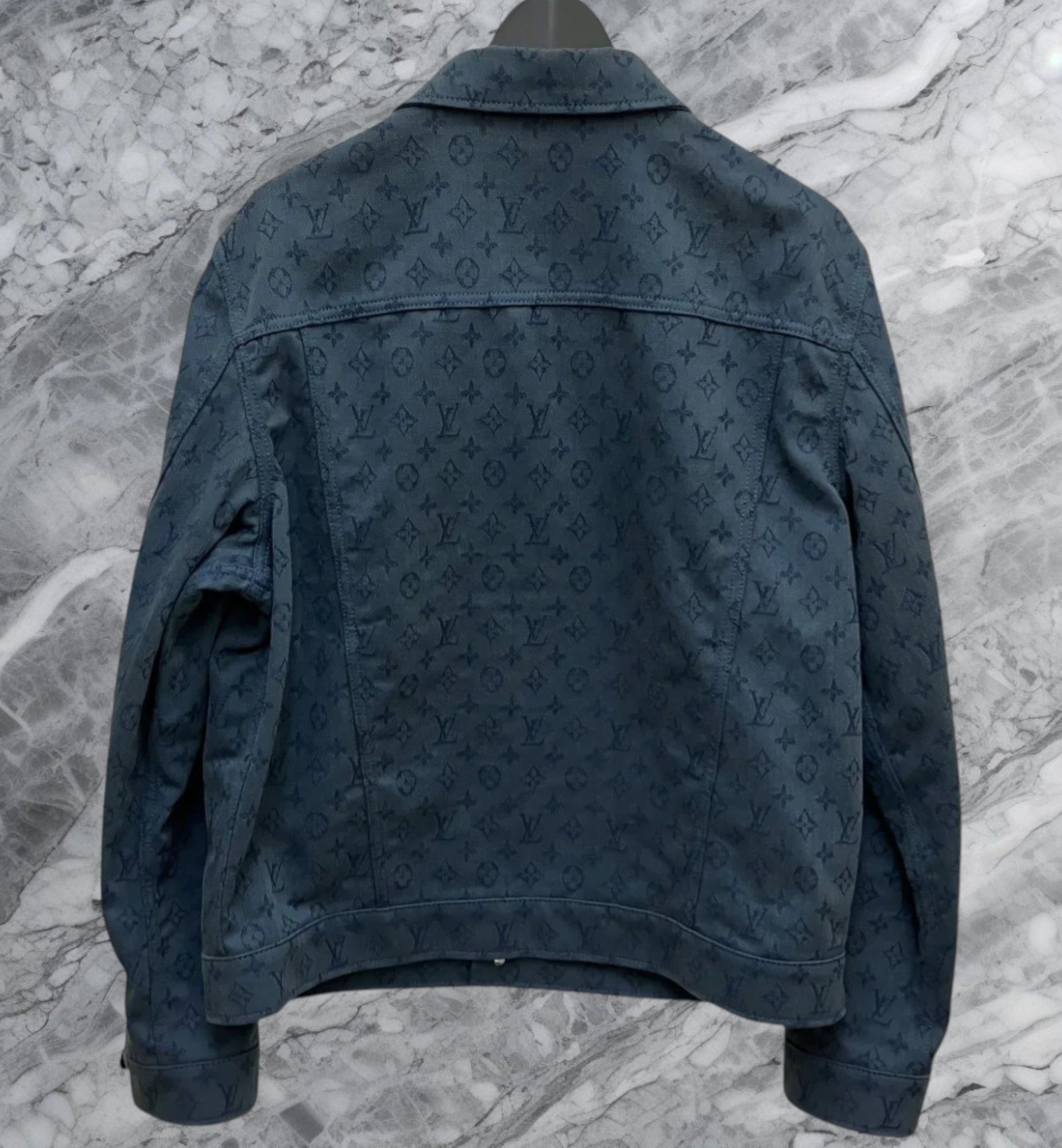 Louis Vuitton Louis Vuitton LV Monogram Logo Cotton Denim Jacket Size US L / EU 52-54 / 3 - 2 Thumbnail
