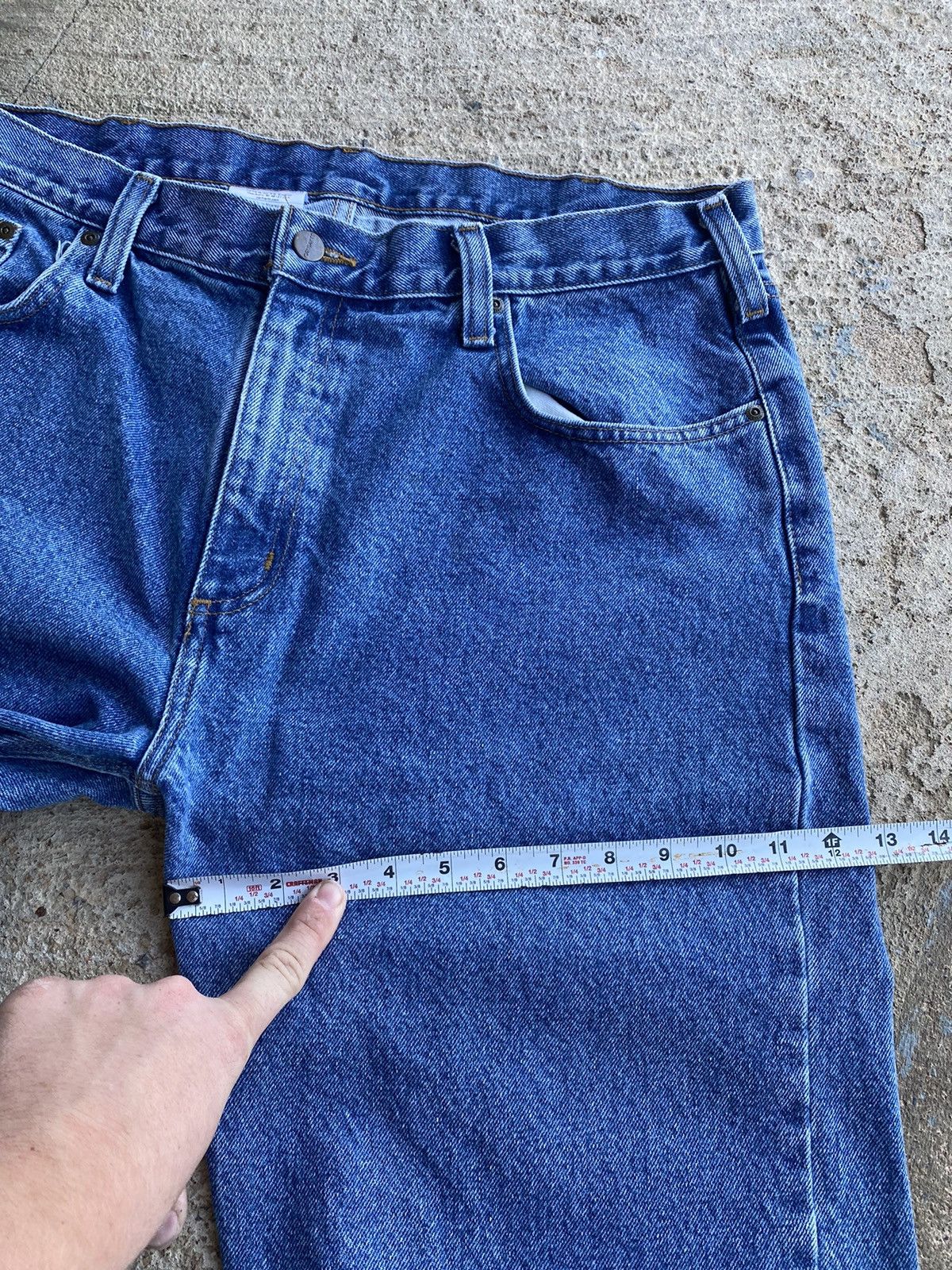Carhartt × Vintage Vintage Y2K Carhartt Denim Workwear Jeans Size US 38 / EU 54 - 9 Thumbnail