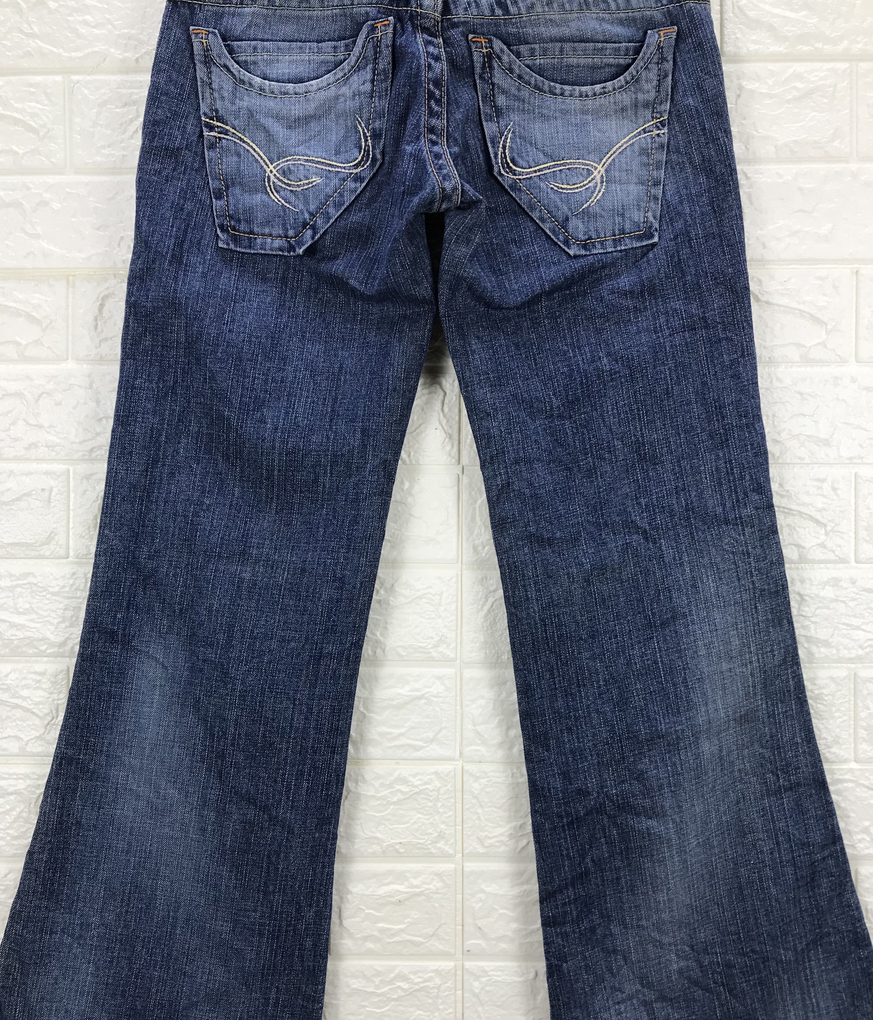 Edwin Vintage Edwin Blue Wash Flare Jeans Bell Bottom Denim Size 30" / US 8 / IT 44 - 7 Thumbnail