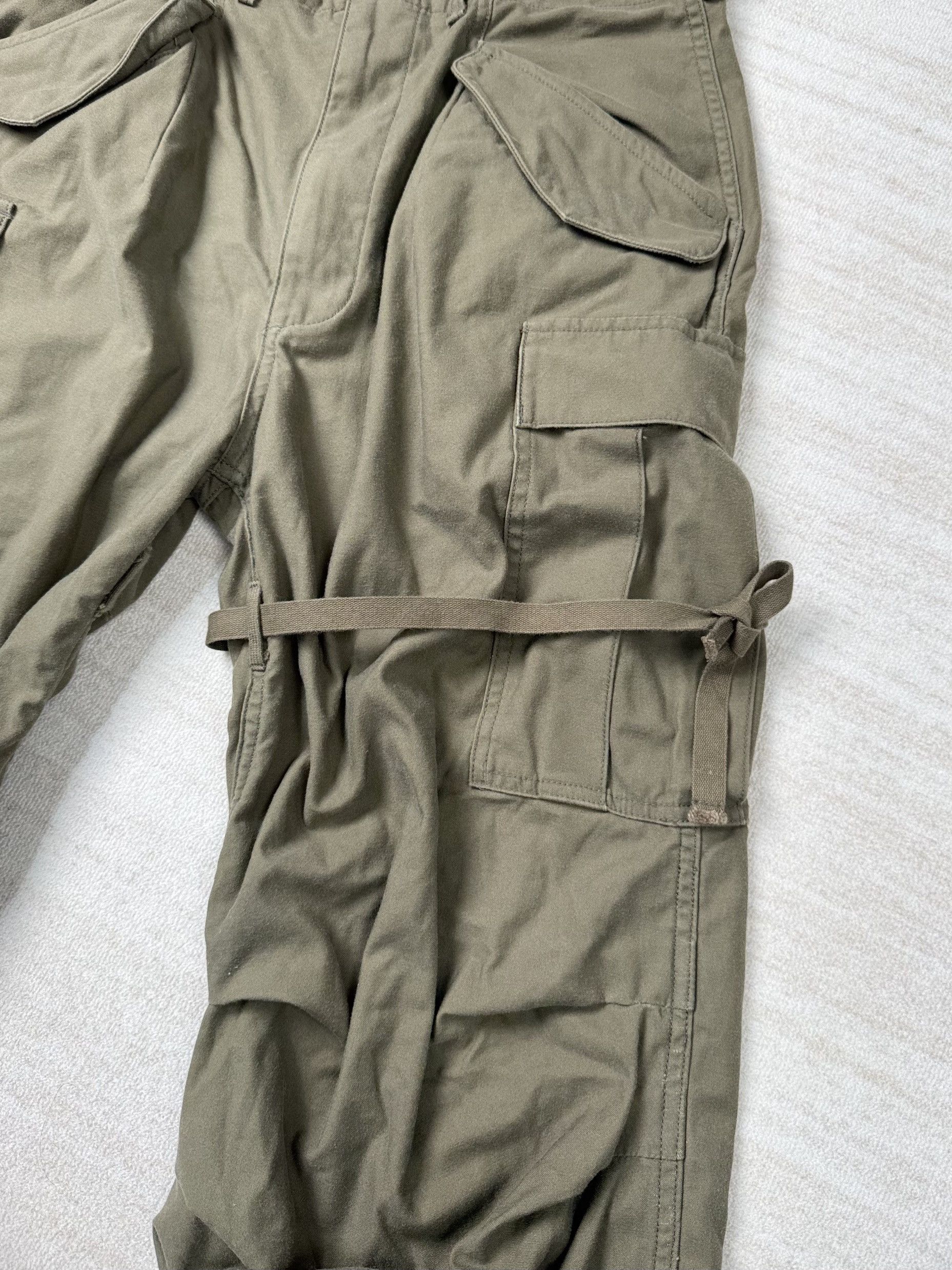 R13 UNWORN* R13 MARK MILITARY CARGO PANTS Vintage Olive Size US 32 / EU 48 - 6 Thumbnail