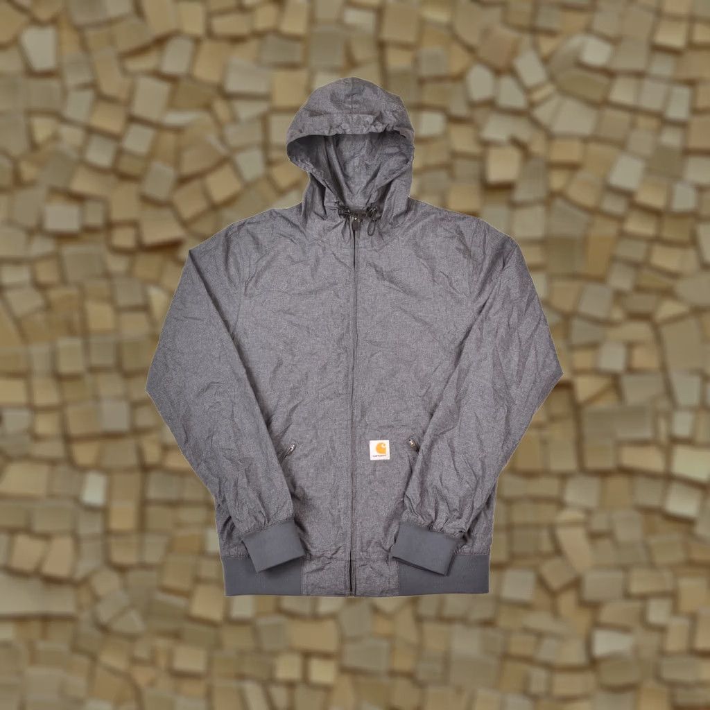 Carhartt Carhartt Stone Jacket Gray Full-Zip Windbreaker Jacket S Men Size Gray Windbreaker Full Zip Carhartt Stone Jacket Matted Gray S Men's Jacket Size US S / EU 44-46 / 1 - 1 Thumbnail