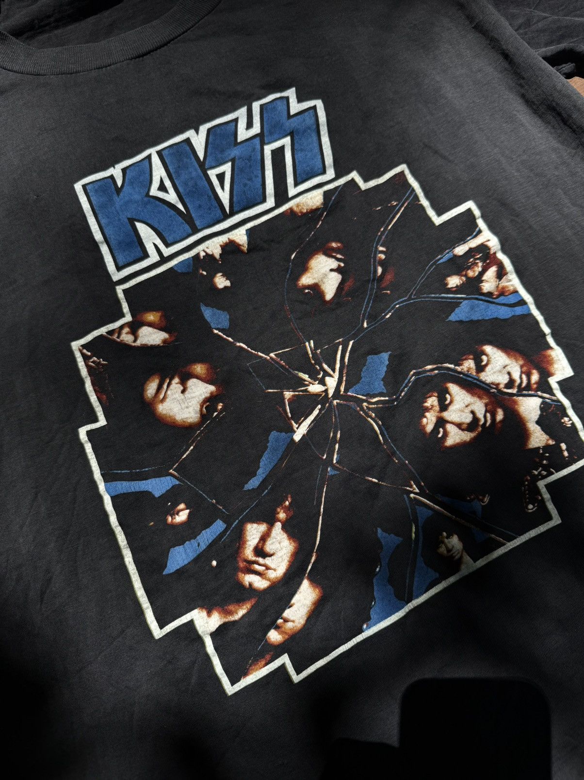 Band Tees Vintage 1988 KISS Crazy Nights Tour T-Shirt Wembley 80s Rare Size US L / EU 52-54 / 3 - 6 Thumbnail