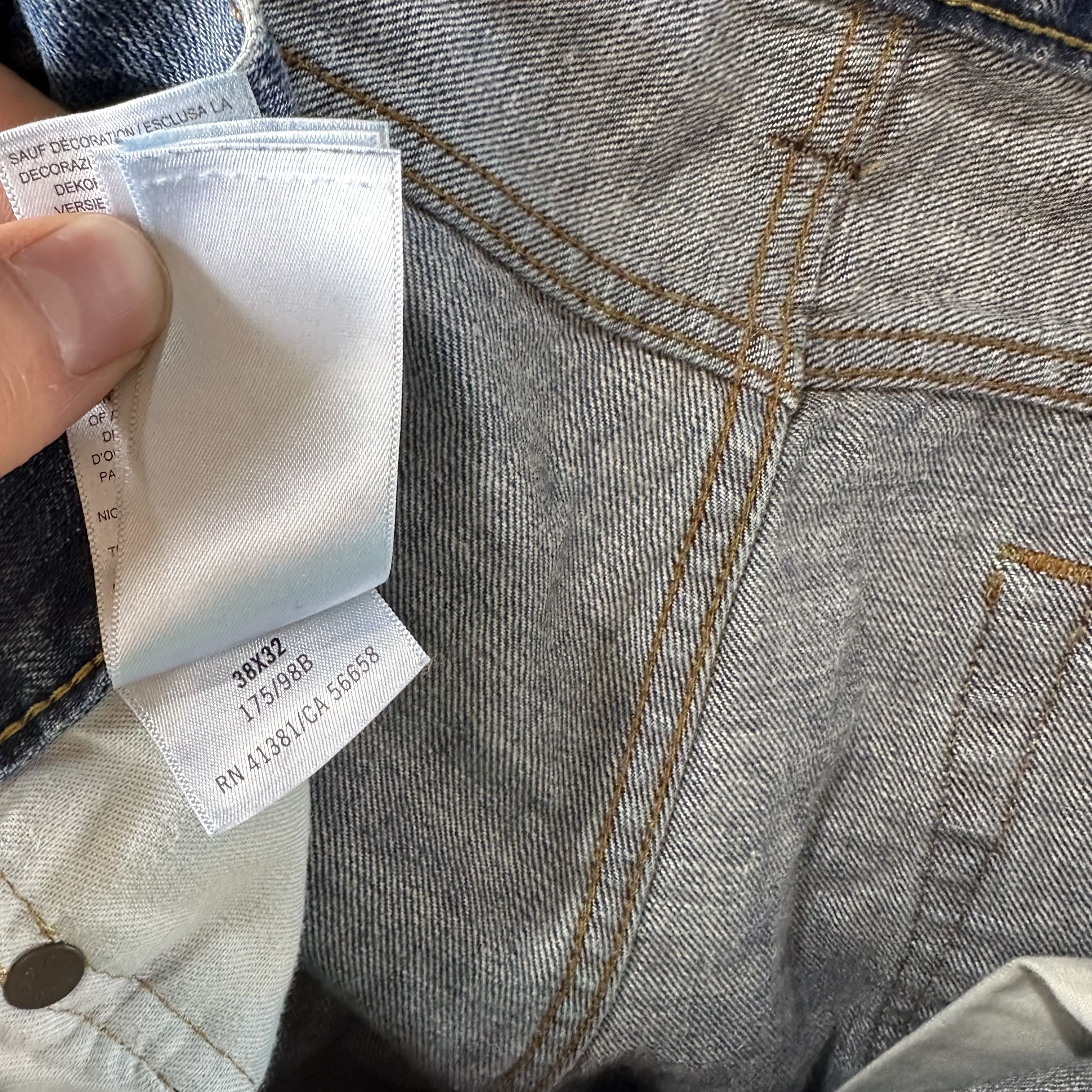 Polo Ralph Lauren Vtg Polo Ralph Lauren Jeans Mens 38x32 Classic Fit Sashiko Size US 38 / EU 54 - 7 Thumbnail