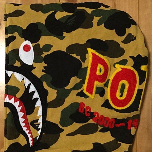 Bape BAPE 1st camo yellow shark full zip hoodie a bathing ape Size US L / EU 52-54 / 3 - 5 Thumbnail