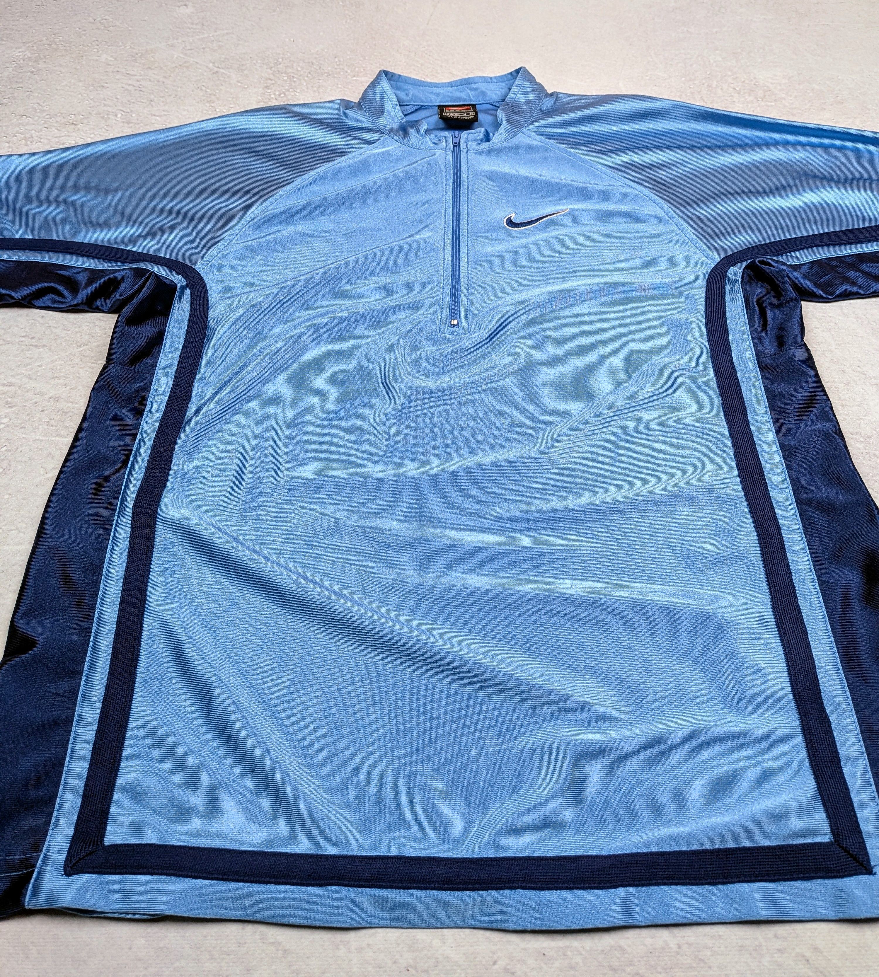 Nike Nike Team Vintage Y2K Jersey 1/4 Zip Satin Rare Size S Size US S / EU 44-46 / 1 - 2 Thumbnail