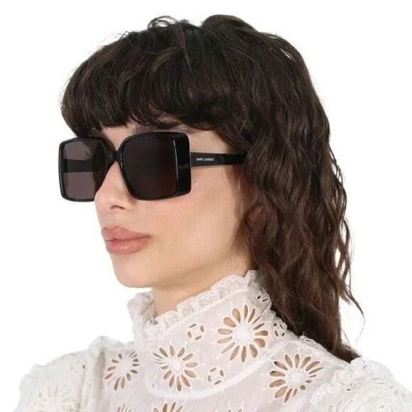 Saint Laurent Paris NEW SAINT LAURENT SUNGLASSES SL451 001 BLACK WOMEN Size ONE SIZE - 4 Thumbnail
