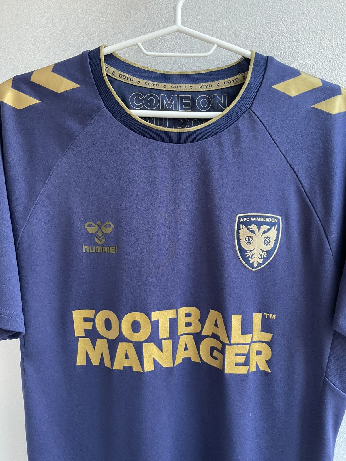 Vintage AFC Wimbledon 2022 2023 Football Soccer Jersey Shirt Hummel Size US M / EU 48-50 / 2 - 8 Thumbnail