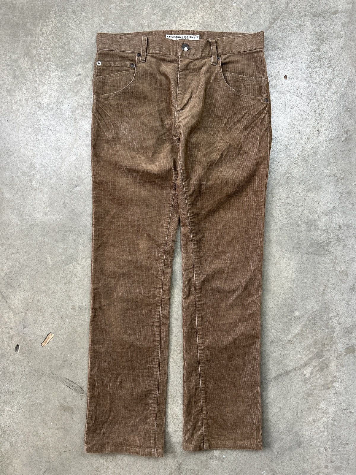 Katharine Hamnett London Katherine Hamnett London Corduroy Pants Size US 30 / EU 46 - 4 Thumbnail