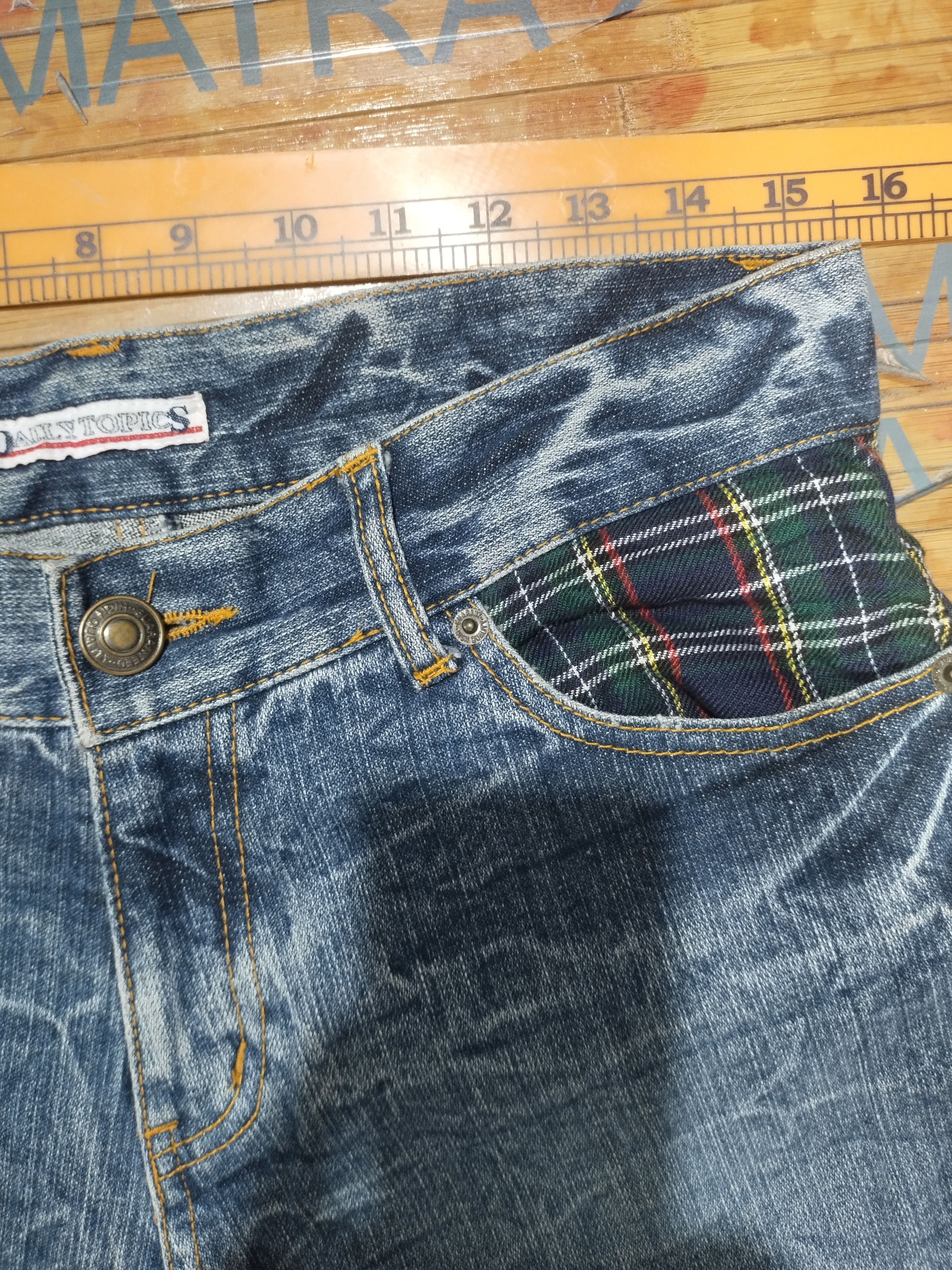 Japanese Brand × Vintage Jeans Daily Topics " Baggy Style" Sz 30" Size US 30 / EU 46 - 4 Thumbnail