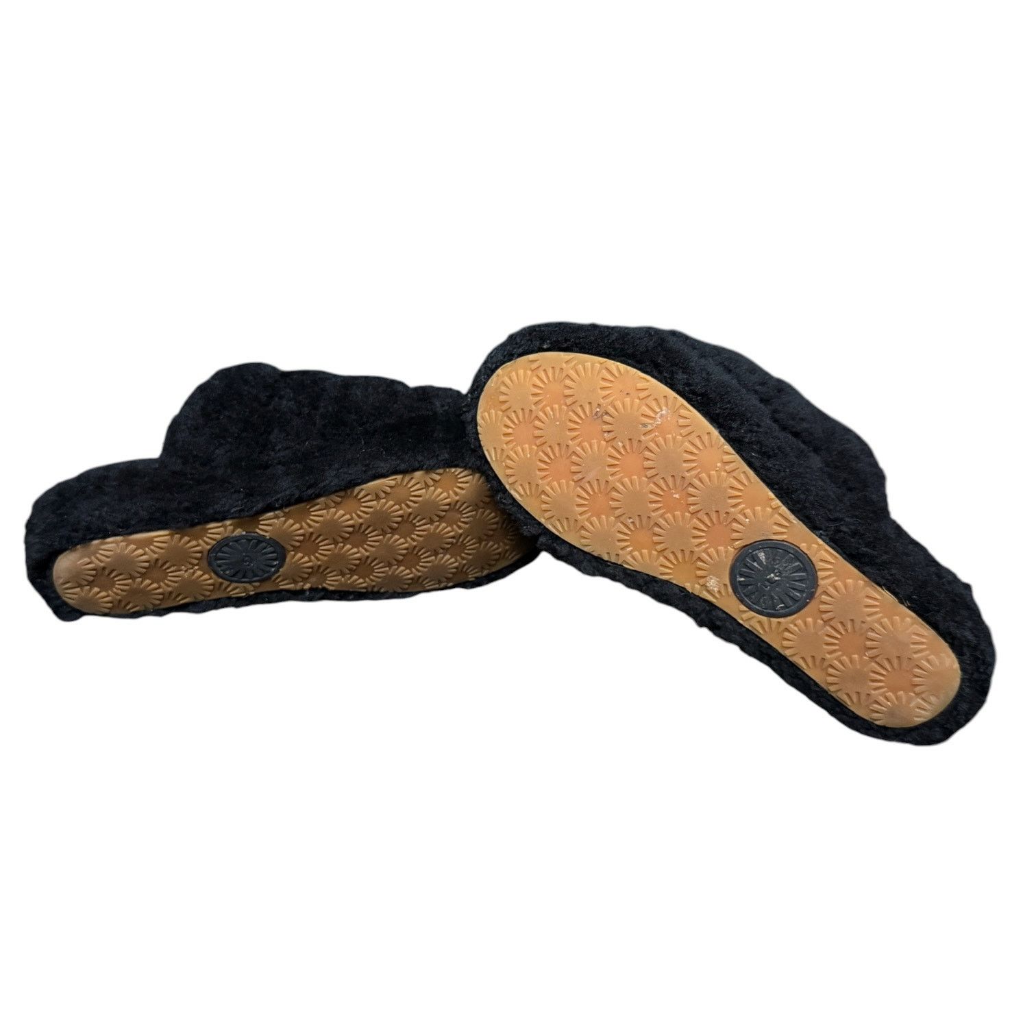 Ugg UGG Fluff Yeah Slide Women’s 10 EU 41 Black Sheepskin Sandal Size US 10 / IT 40 - 9 Thumbnail