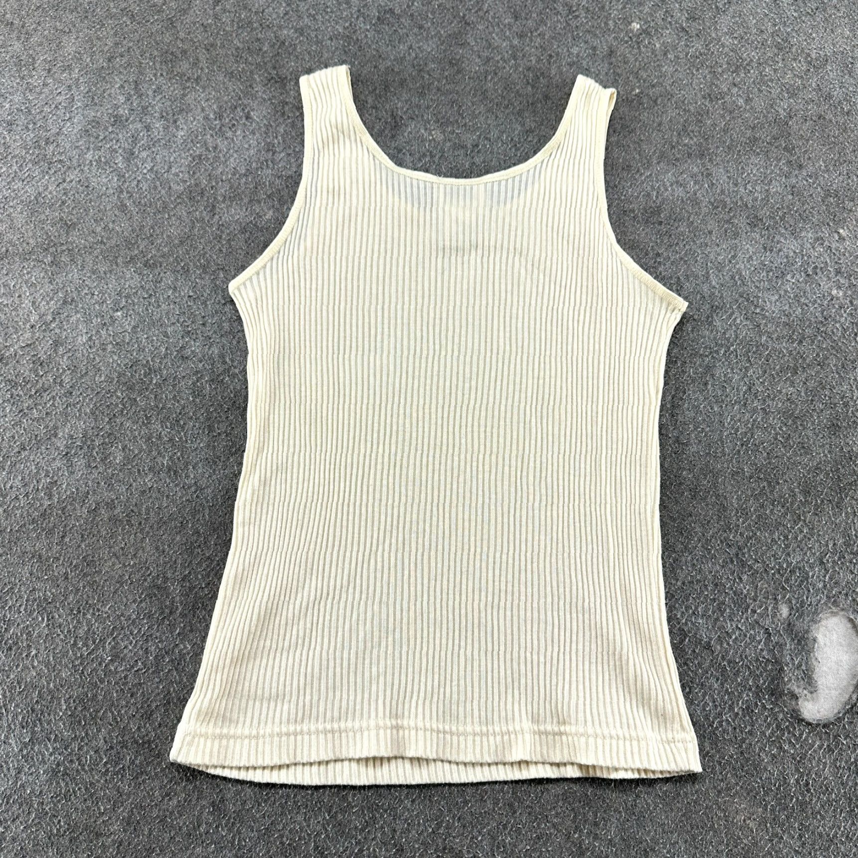 Vintage VINTAGE Casual Corner Shirt Tank Womens S Ivory Sleeveless Knit 90s Size S / US 4 / IT 40 - 3 Thumbnail