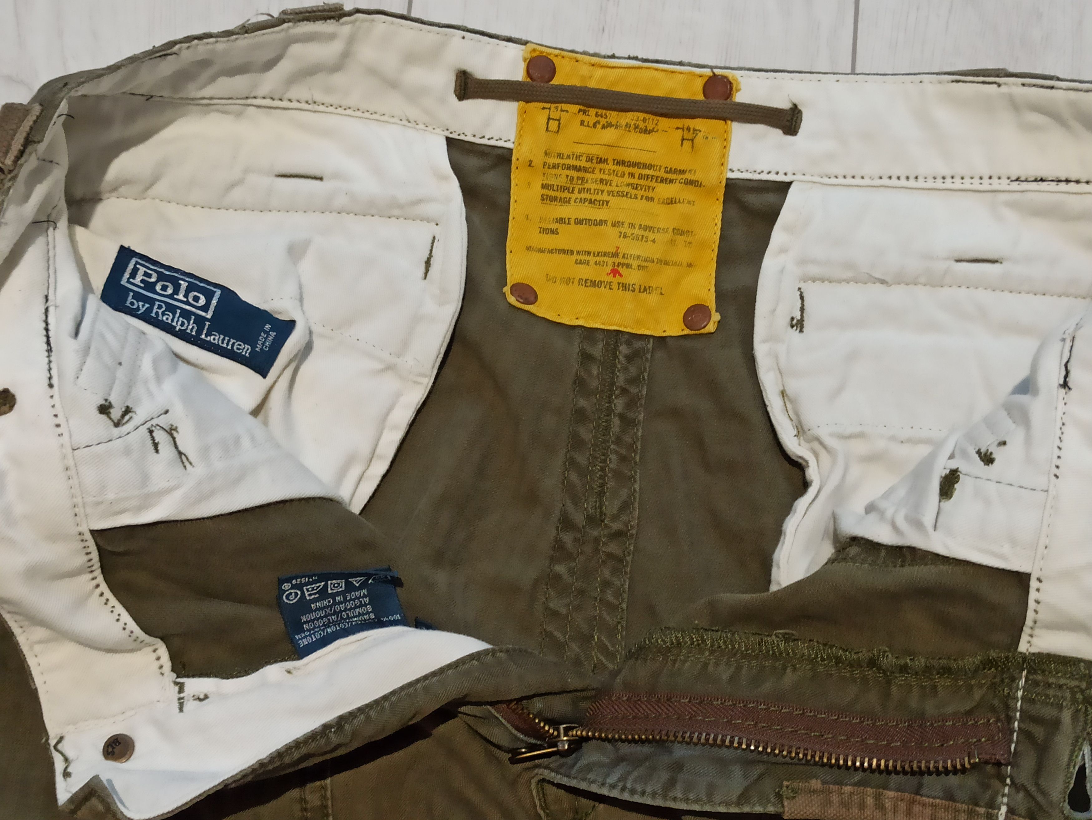 Polo Ralph Lauren × Vintage Vintage Polo Ralph Lauren Military Cargo Pants Size US 34 / EU 50 - 3 Thumbnail