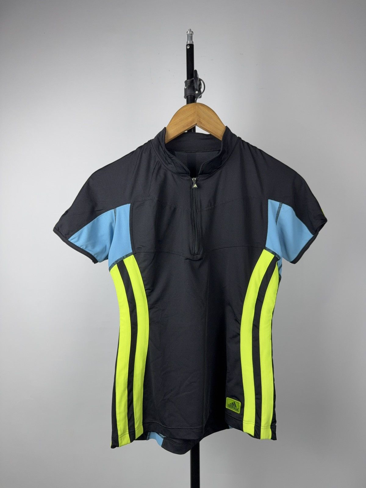Adidas 90s Adidas Cycling Jersey 1/4 Zip Performance Bike Top Size M / US 6-8 / IT 42-44 - 1 Thumbnail