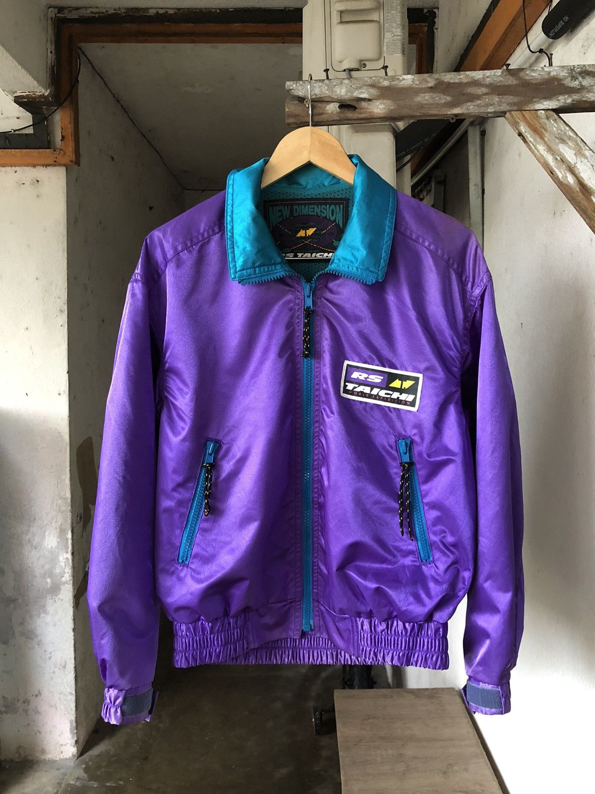 Japanese Brand Vintage 90s Taichi Rs Racing Sport New Dimension Bomber Size US M / EU 48-50 / 2 - 1 Thumbnail