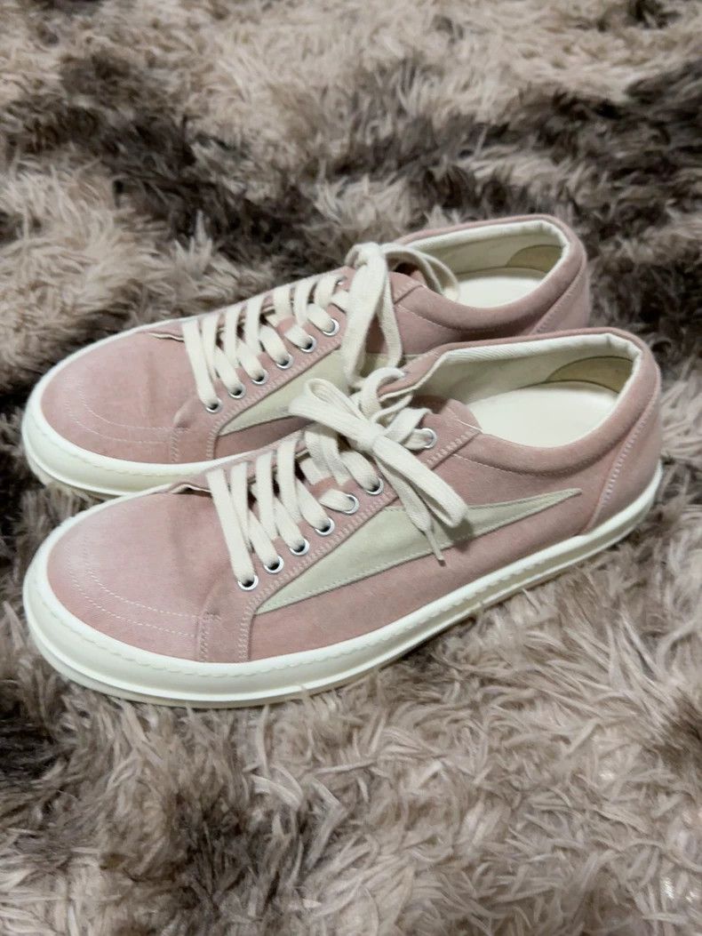 Rick Owens Rick Owens Pink Lowtop Sneakers Size US 9.5 / EU 42-43 - 1 Thumbnail