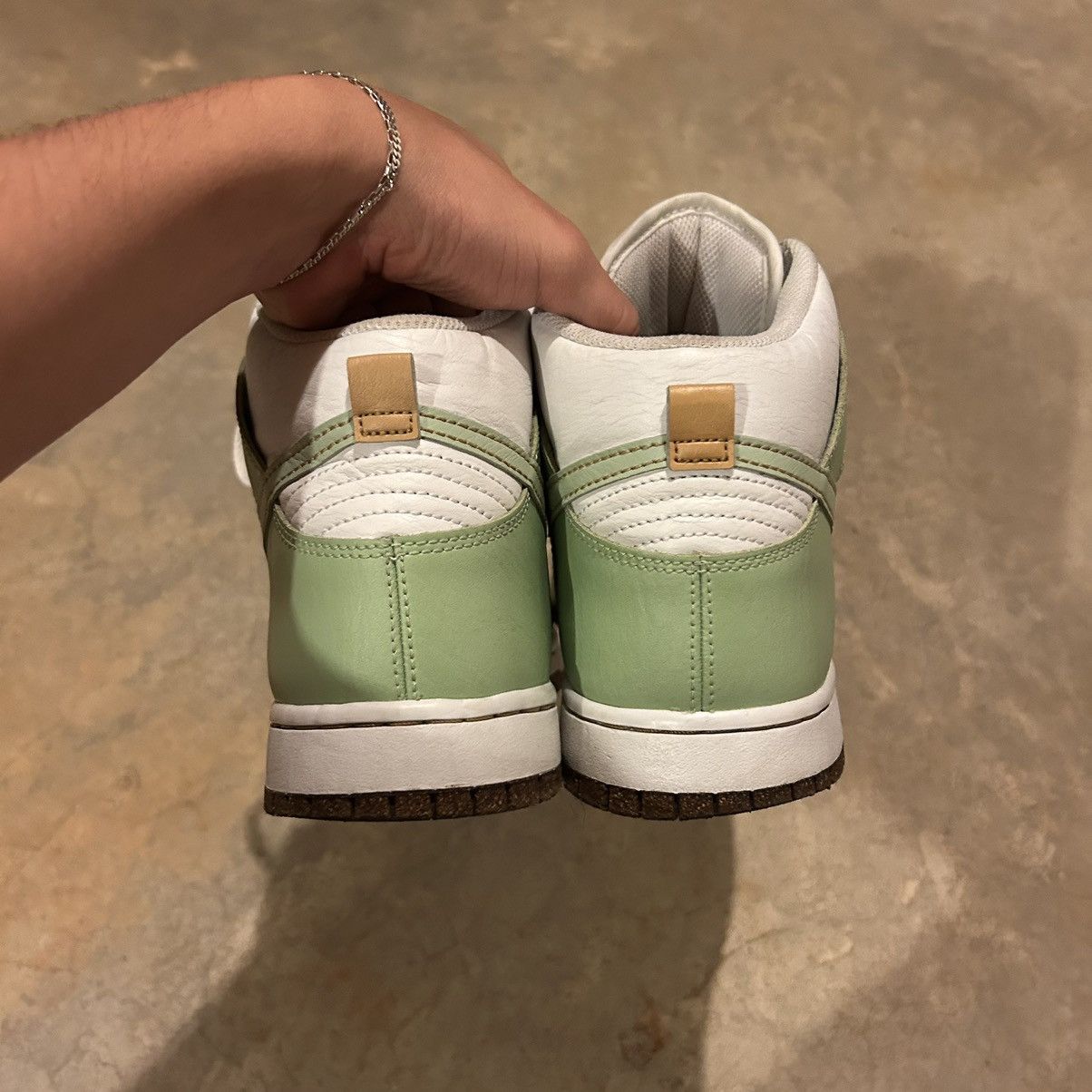Nike Nike Dunk High SE Inspected by Swoosh Honeydew US 11 Size US 11 / EU 44 - 4 Thumbnail