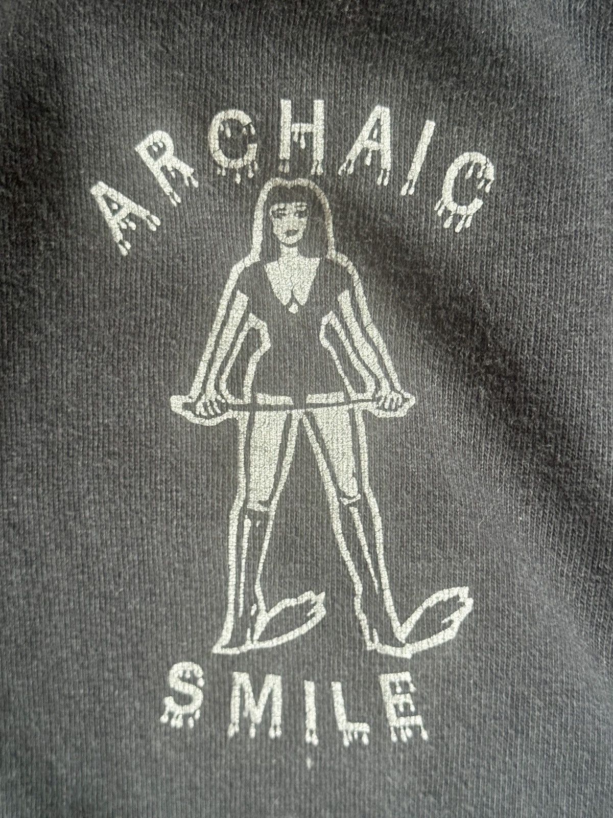 Vintage ARCHAIC SMILE T-SHIRT Size US XL / EU 56 / 4 - 3 Thumbnail