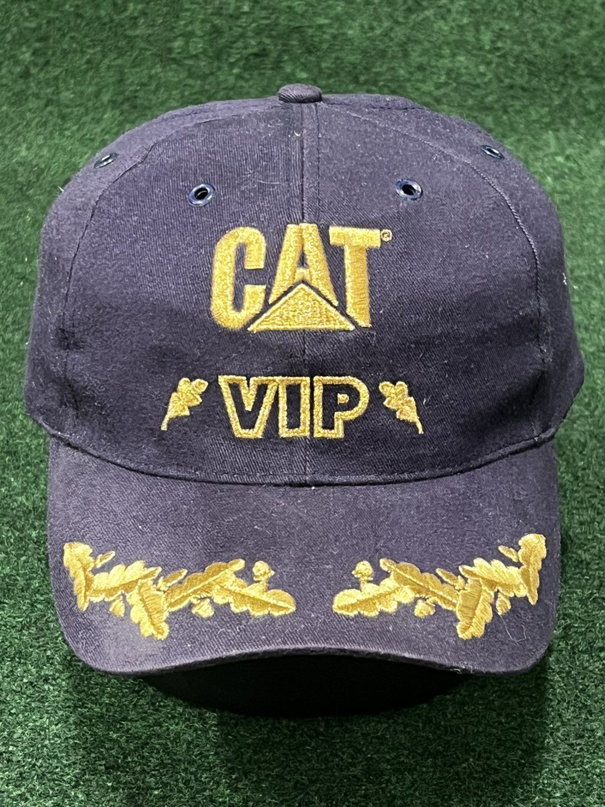 Caterpillar × Vintage Vintage 90s Caterpillar VIP Strapback Hat Size ONE SIZE - 1 Thumbnail